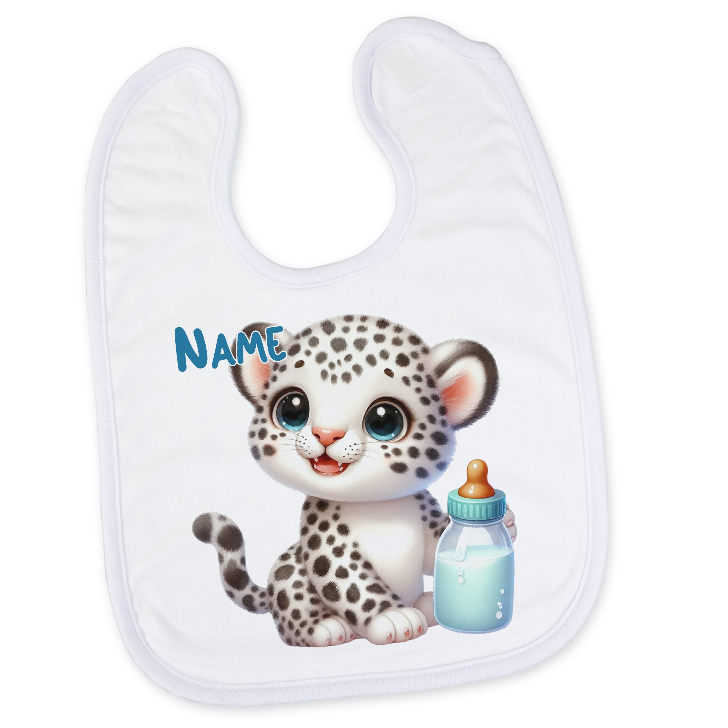 Baby Lätzchen mit niedlichem Leoparden