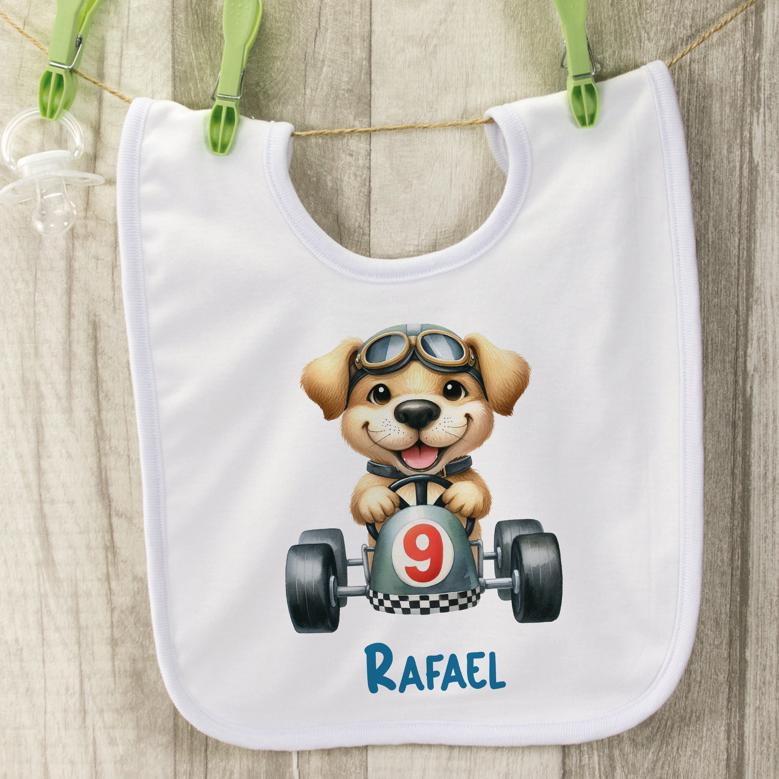 Baby Lätzchen mit Hundemotiv