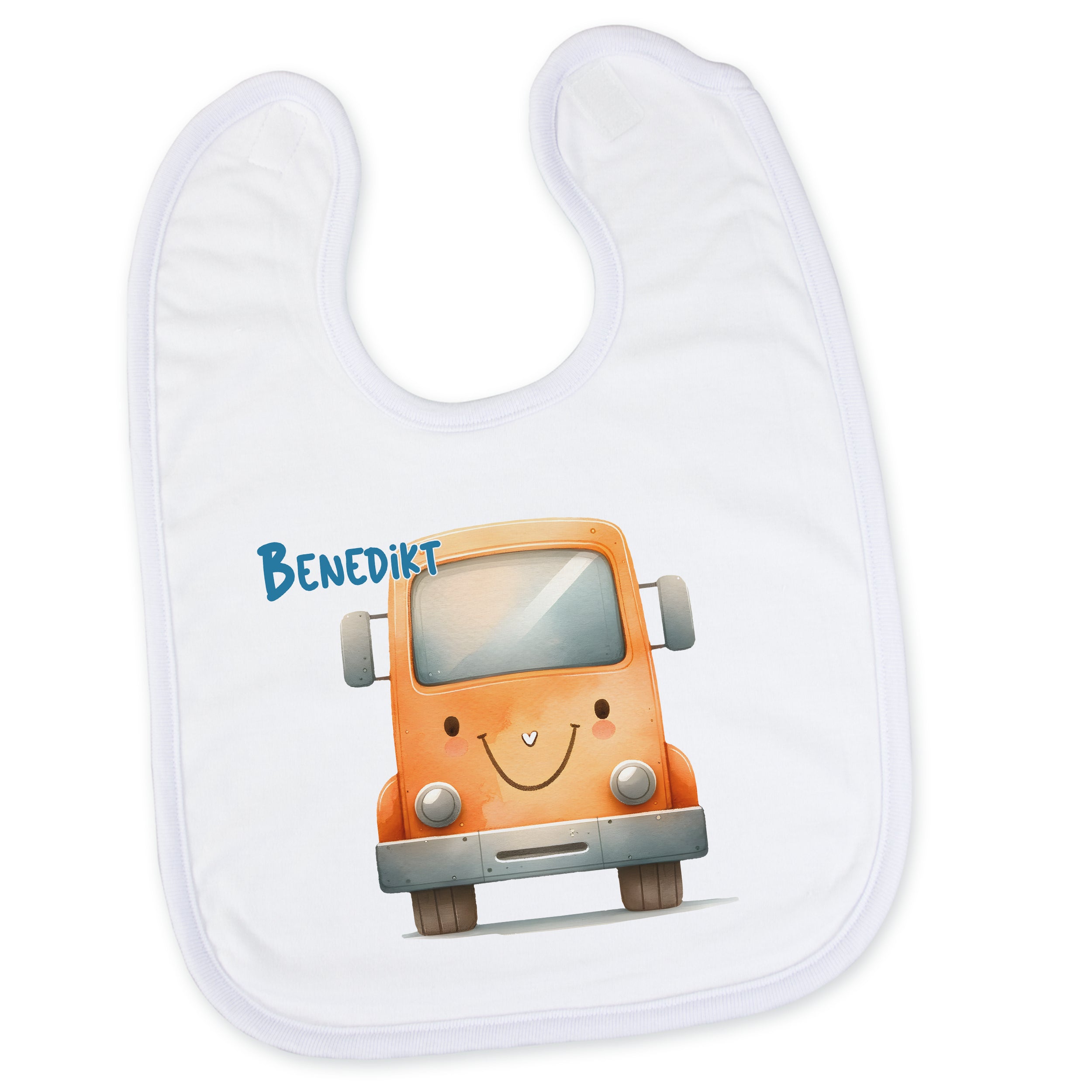 Baby Lätzchen mit süßem Auto