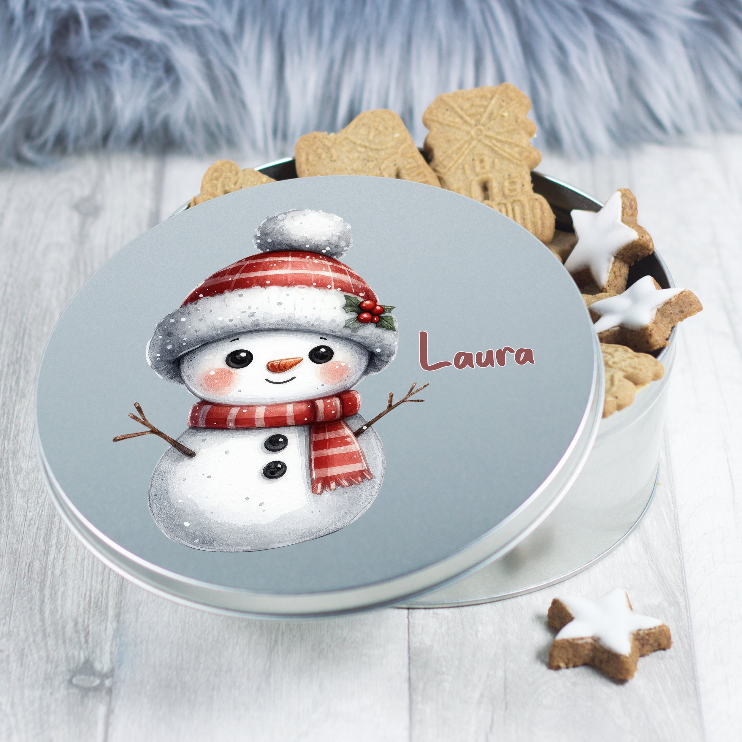 Keksdose Schneemann - Süße Naschereien für die Winterzeit