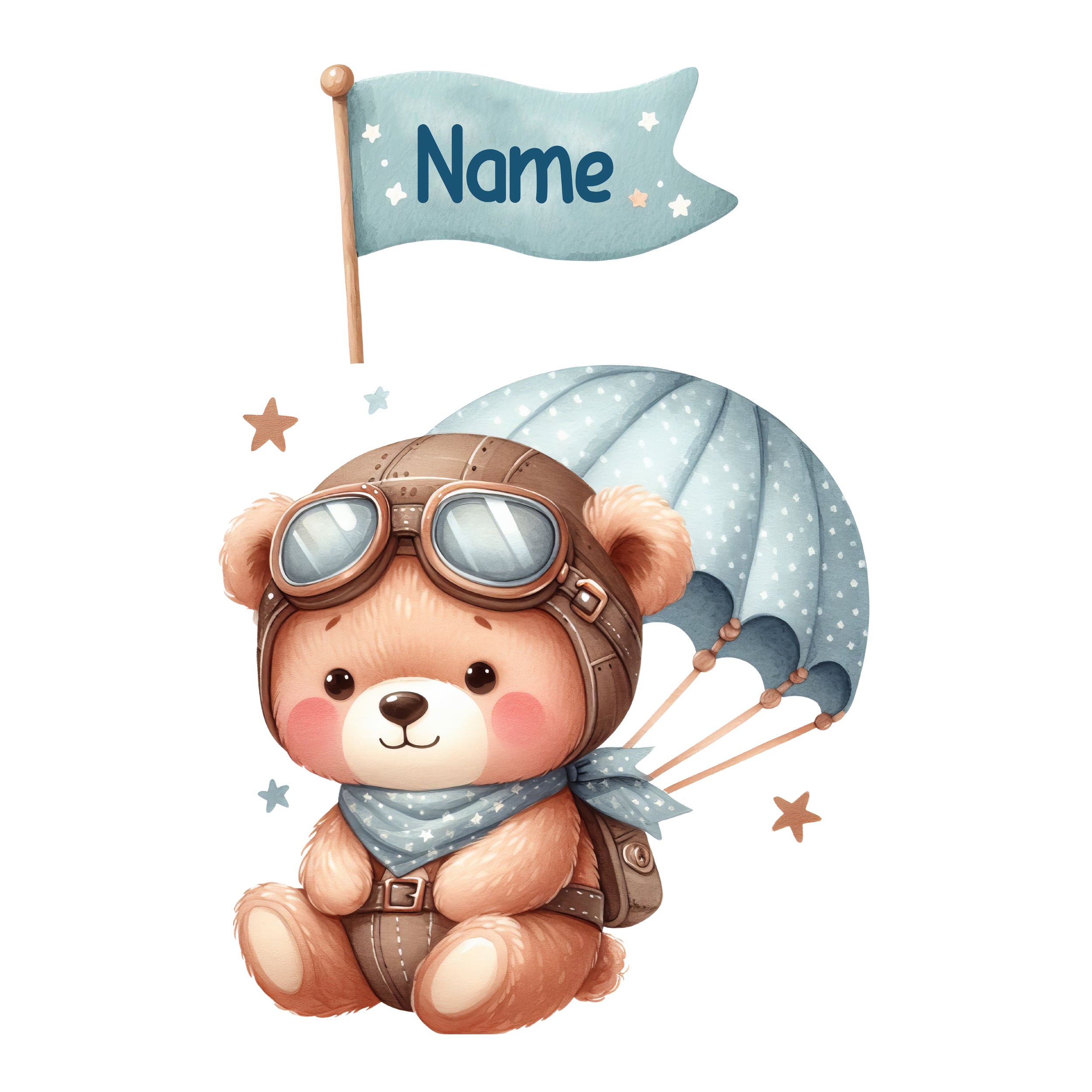 Wandtattoo Bärchen im Flug