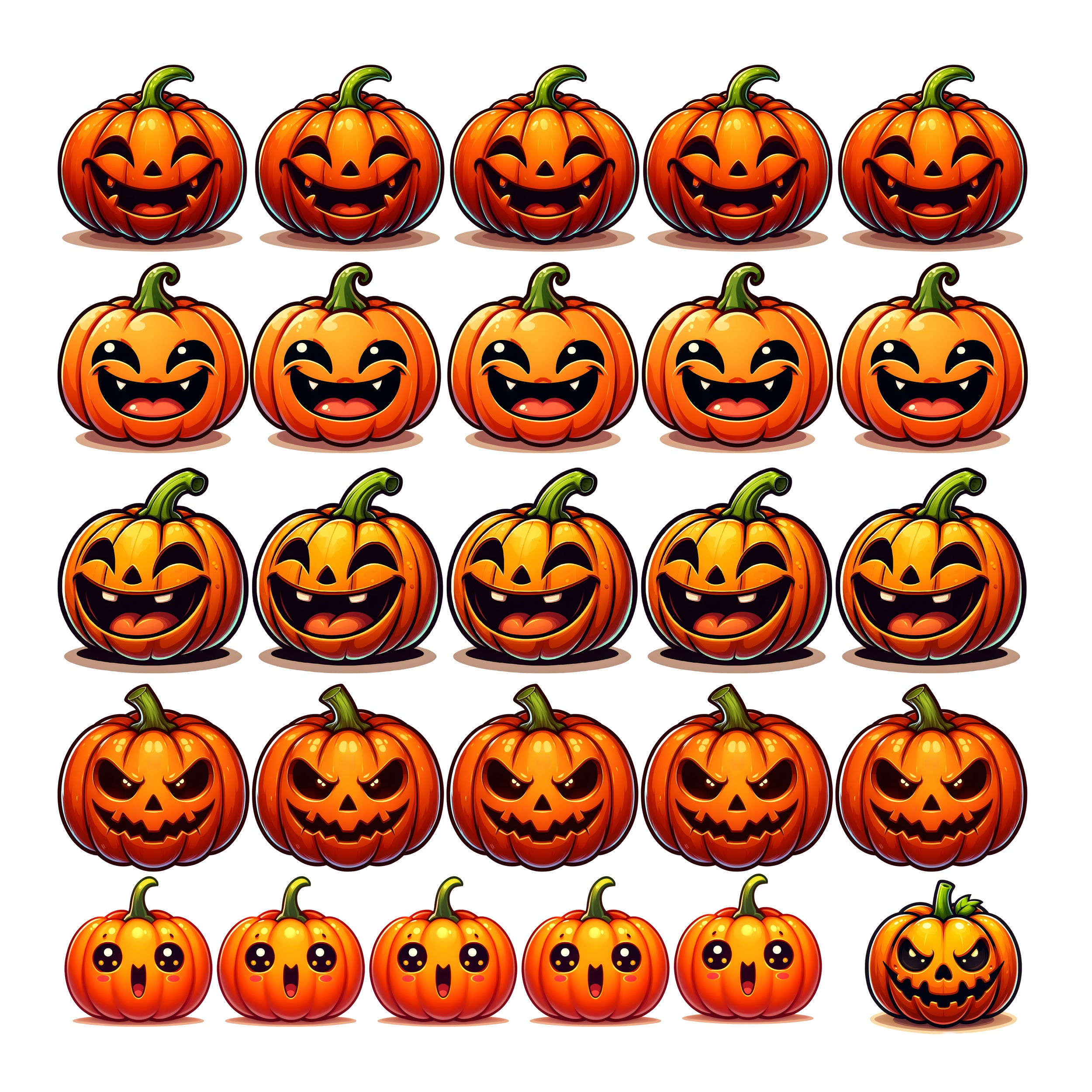 Wandtattoo Kürbisse