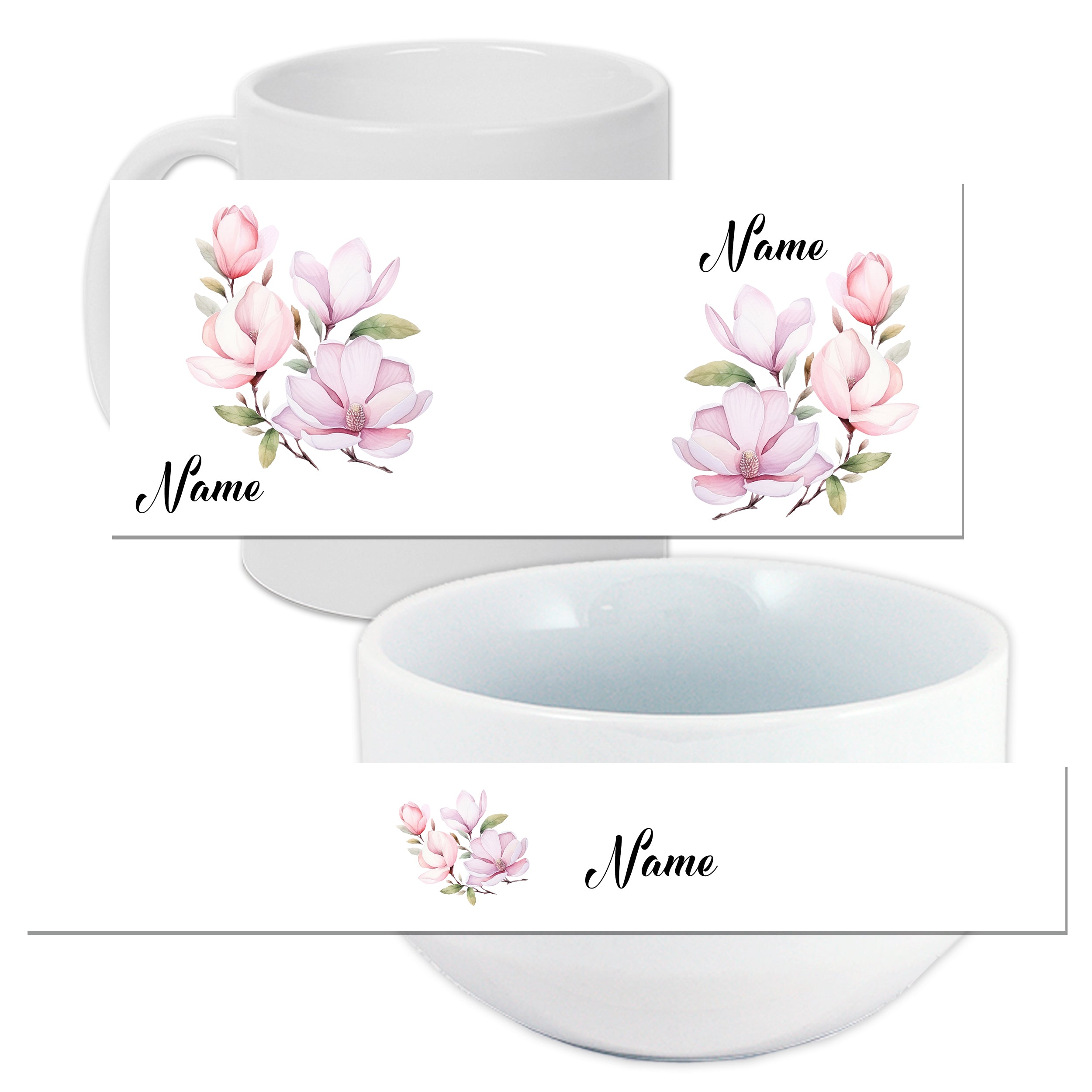 Set Müslischale mit Tasse - Magnolia