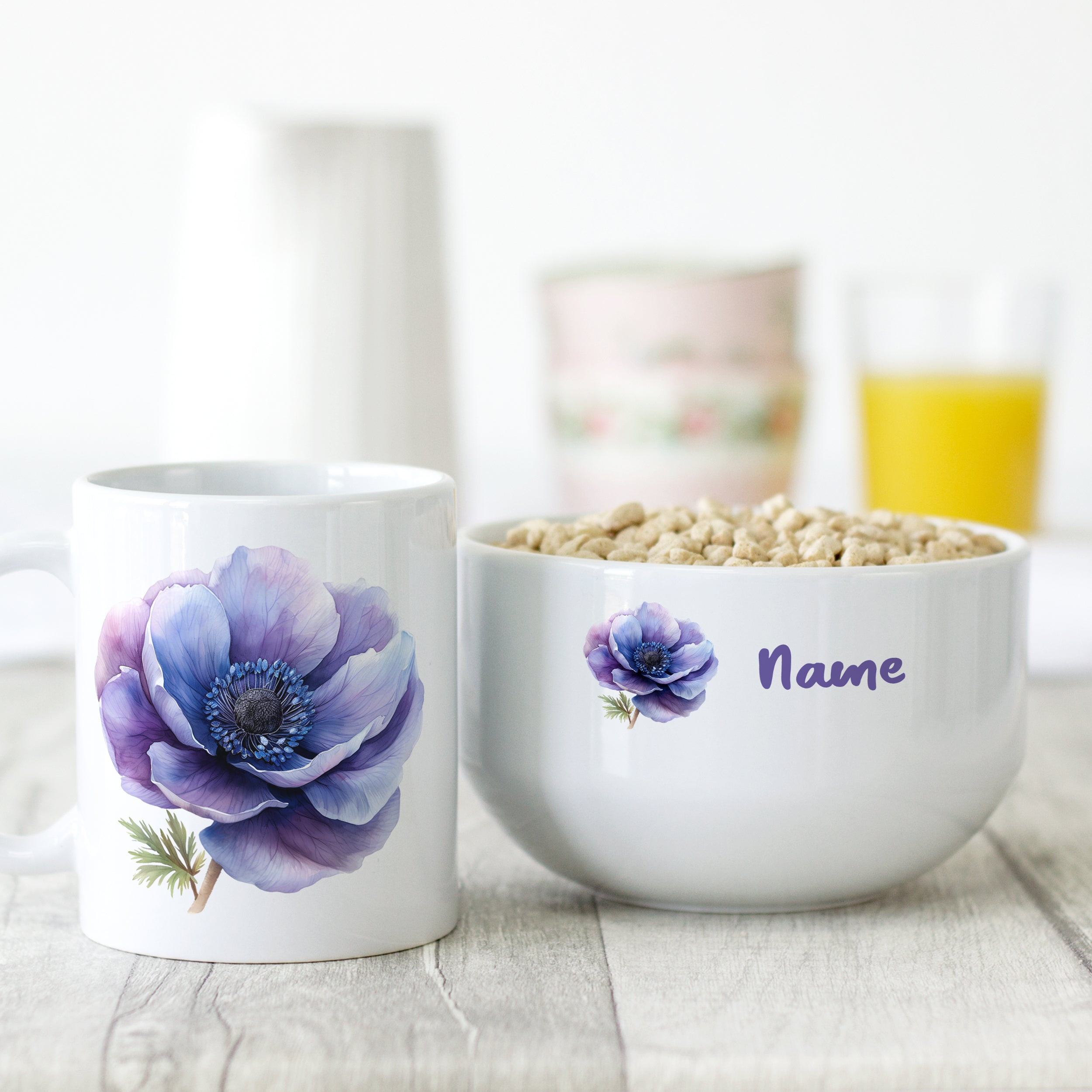 Set Müslischale mit Tasse - Frühstücksfreude für jeden Tag