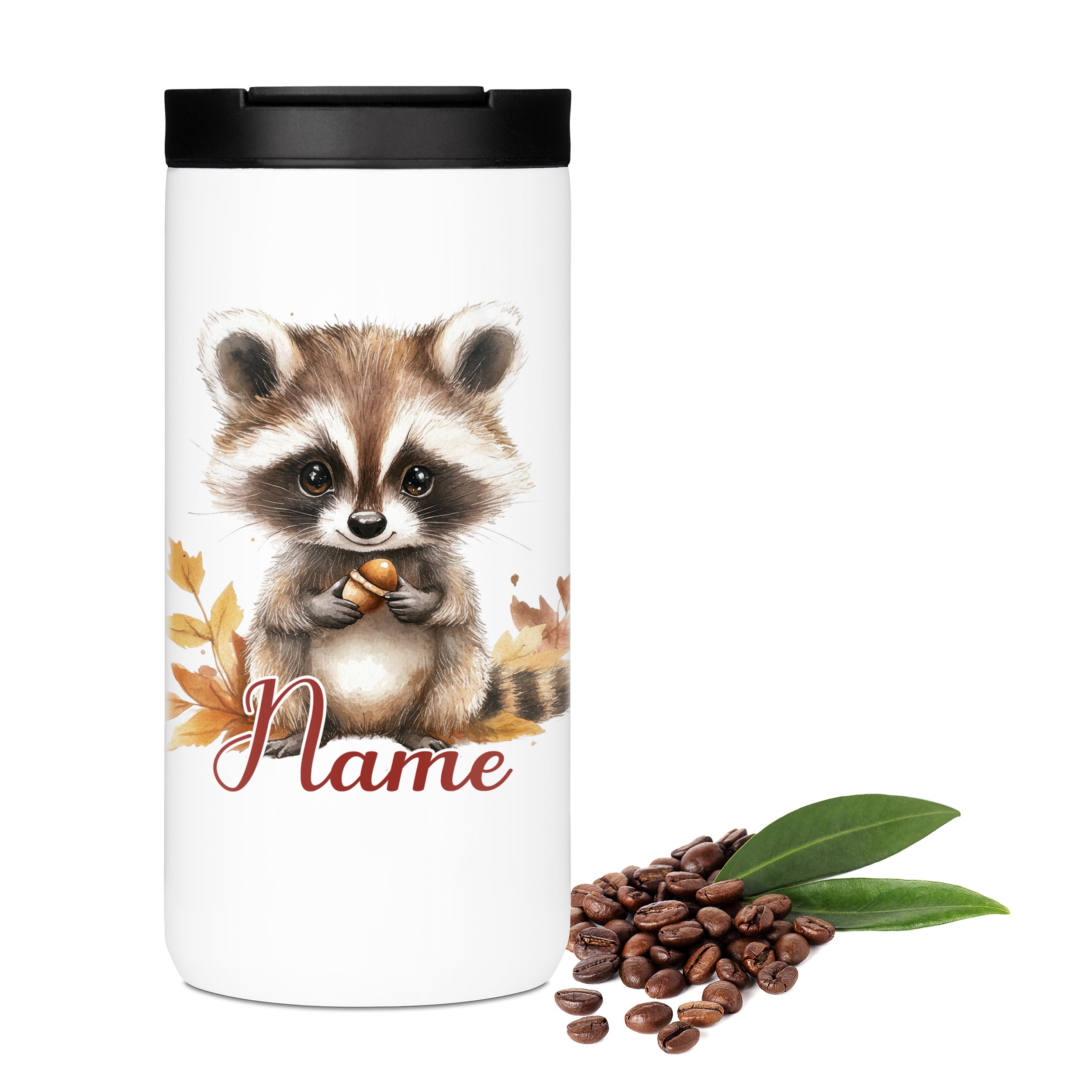 Kaffeebecher Waschbär