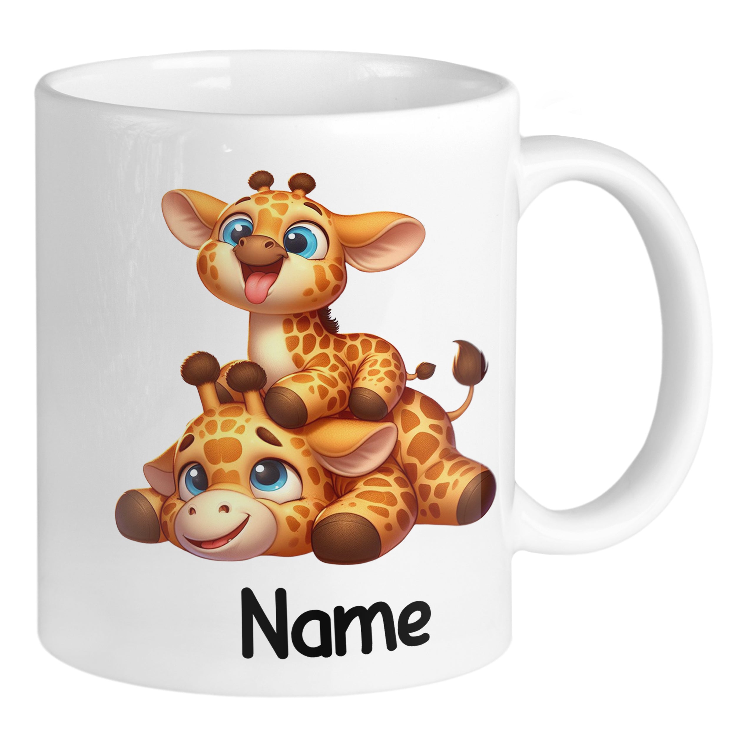 Tasse mit Giraffen