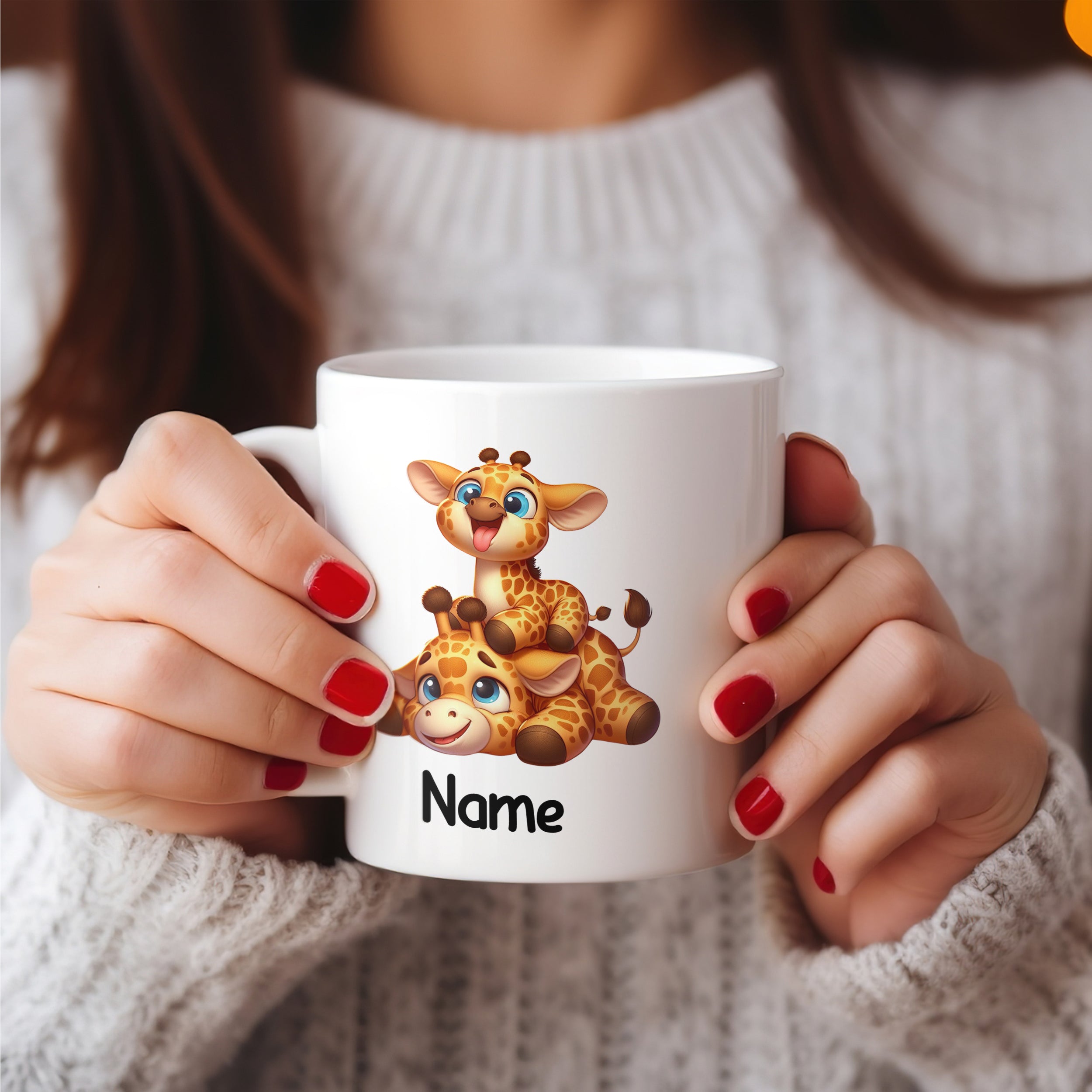Tasse mit Giraffen