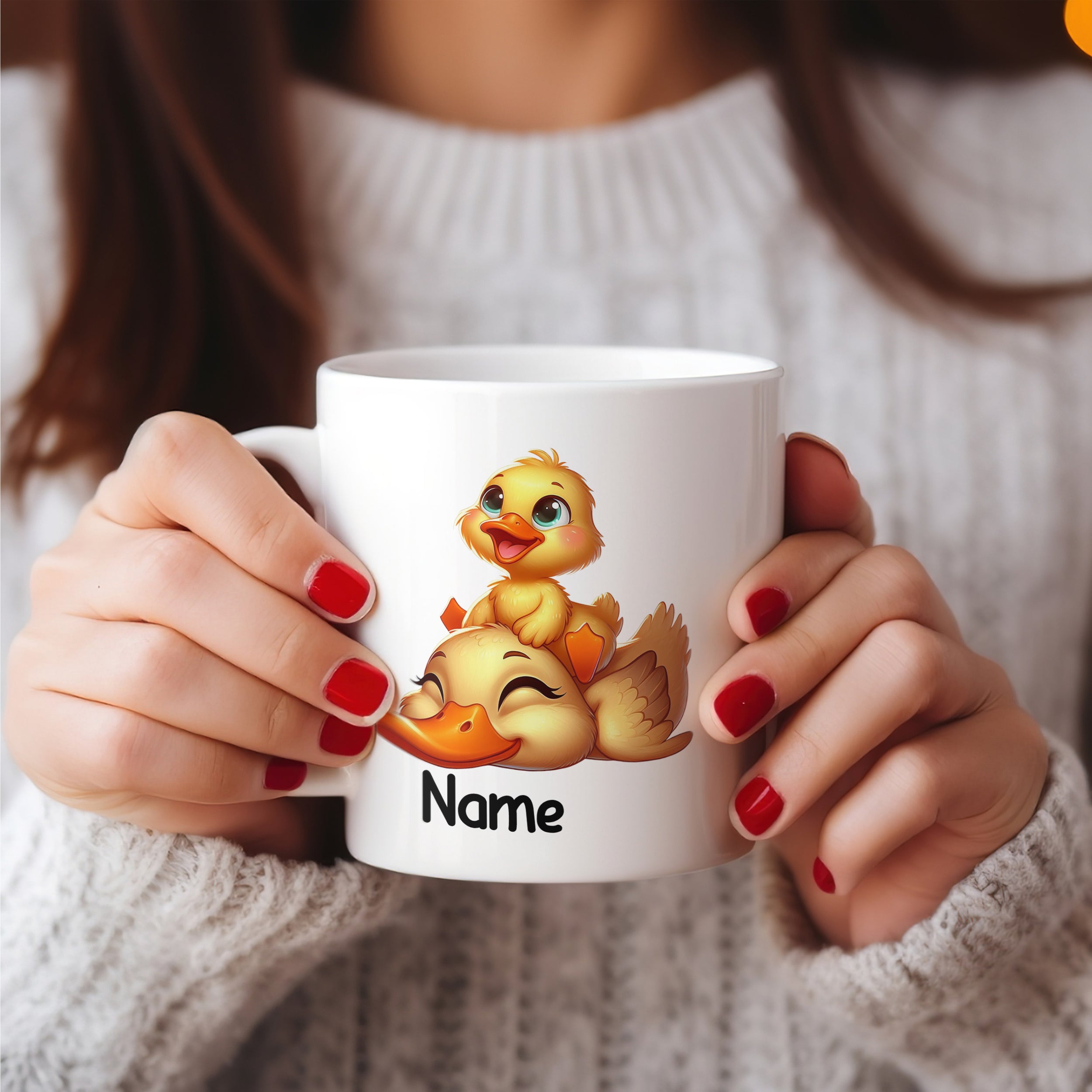 Tasse Entzückendes Entenmotiv