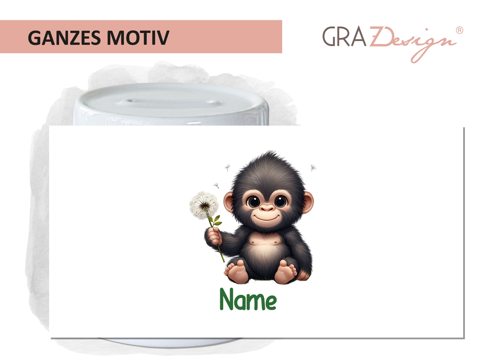 Spardose Gorilla Baby