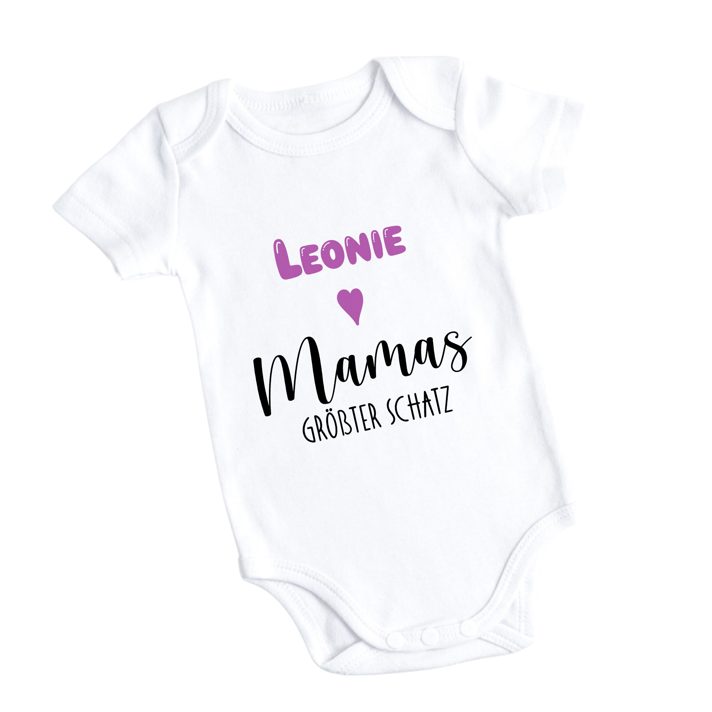 Babybody mit Namen - Ein Schatz für Mama