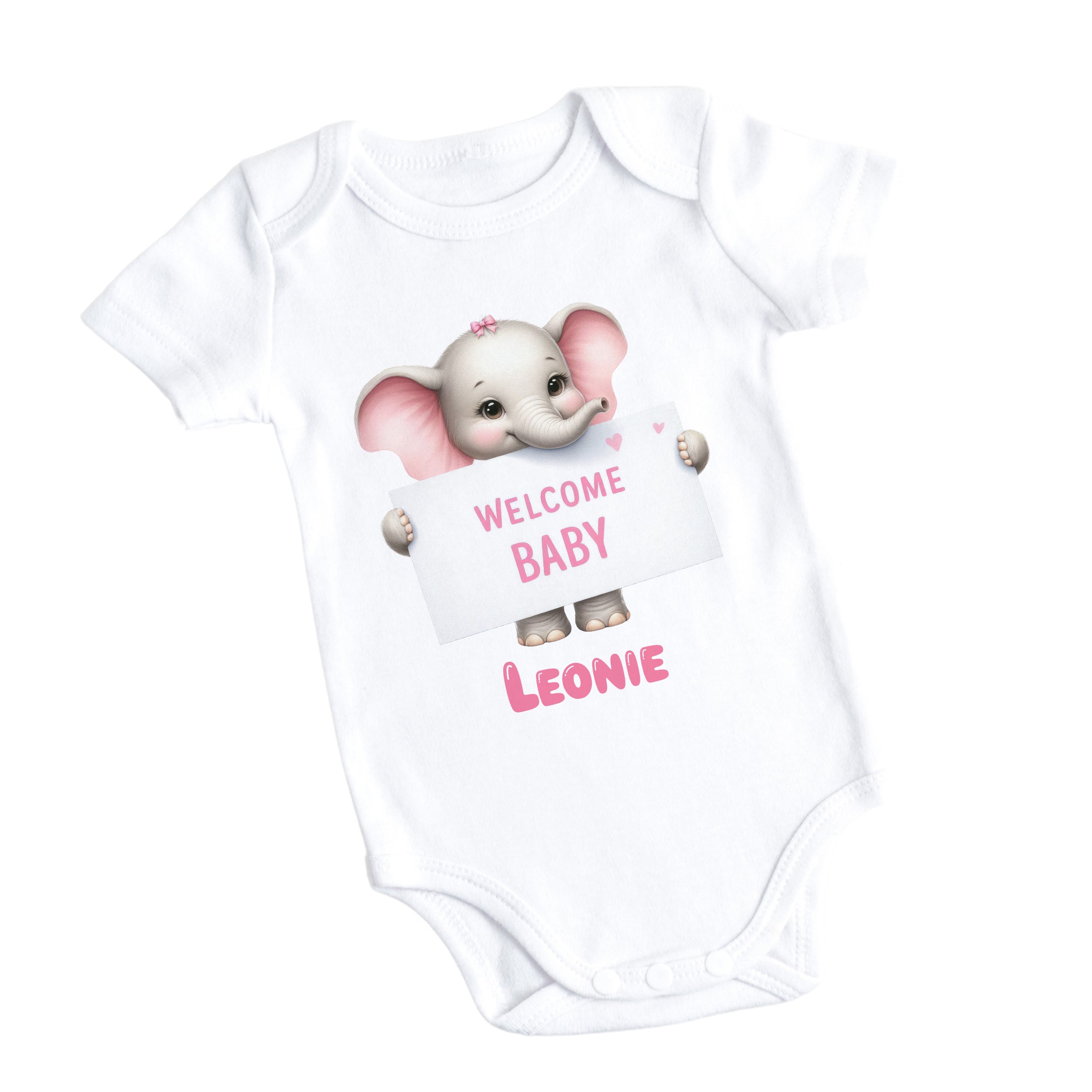 Babybody Elefant - Willkommen, kleines Wunder!