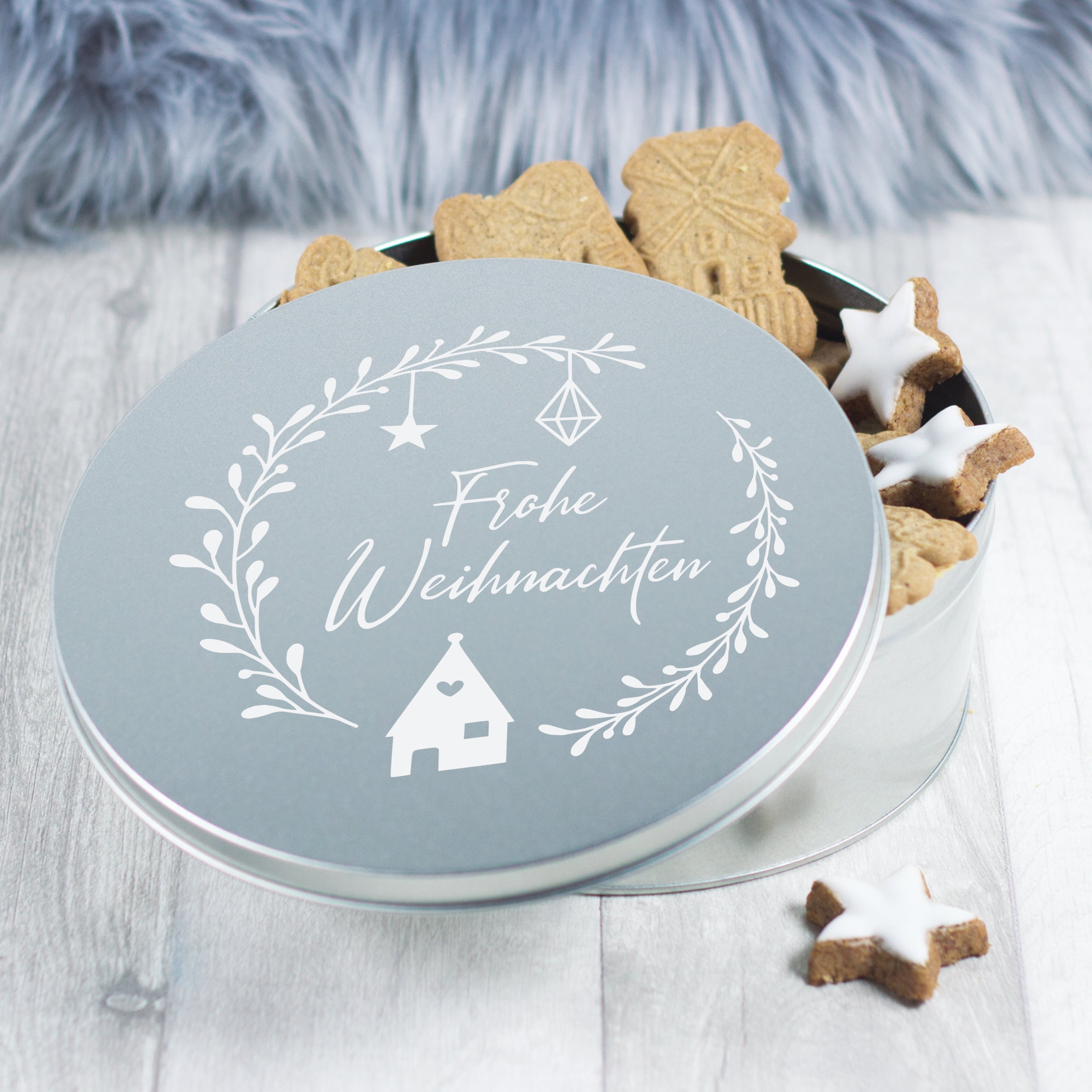 Keksdose Weihnachten - Freude fürs Fest