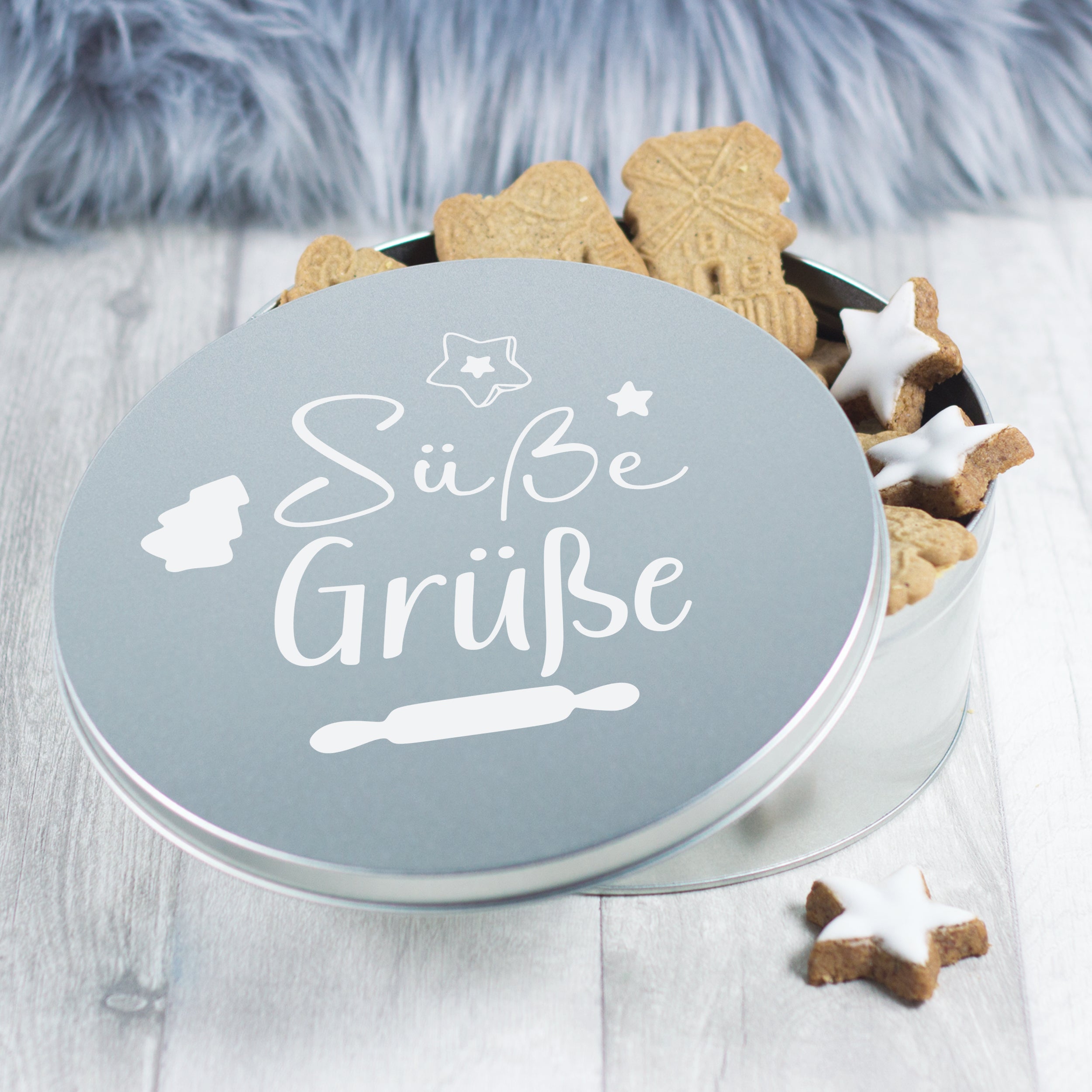 Keksdose mit süßen Grüßen - Für Naschkatzen und Freunde