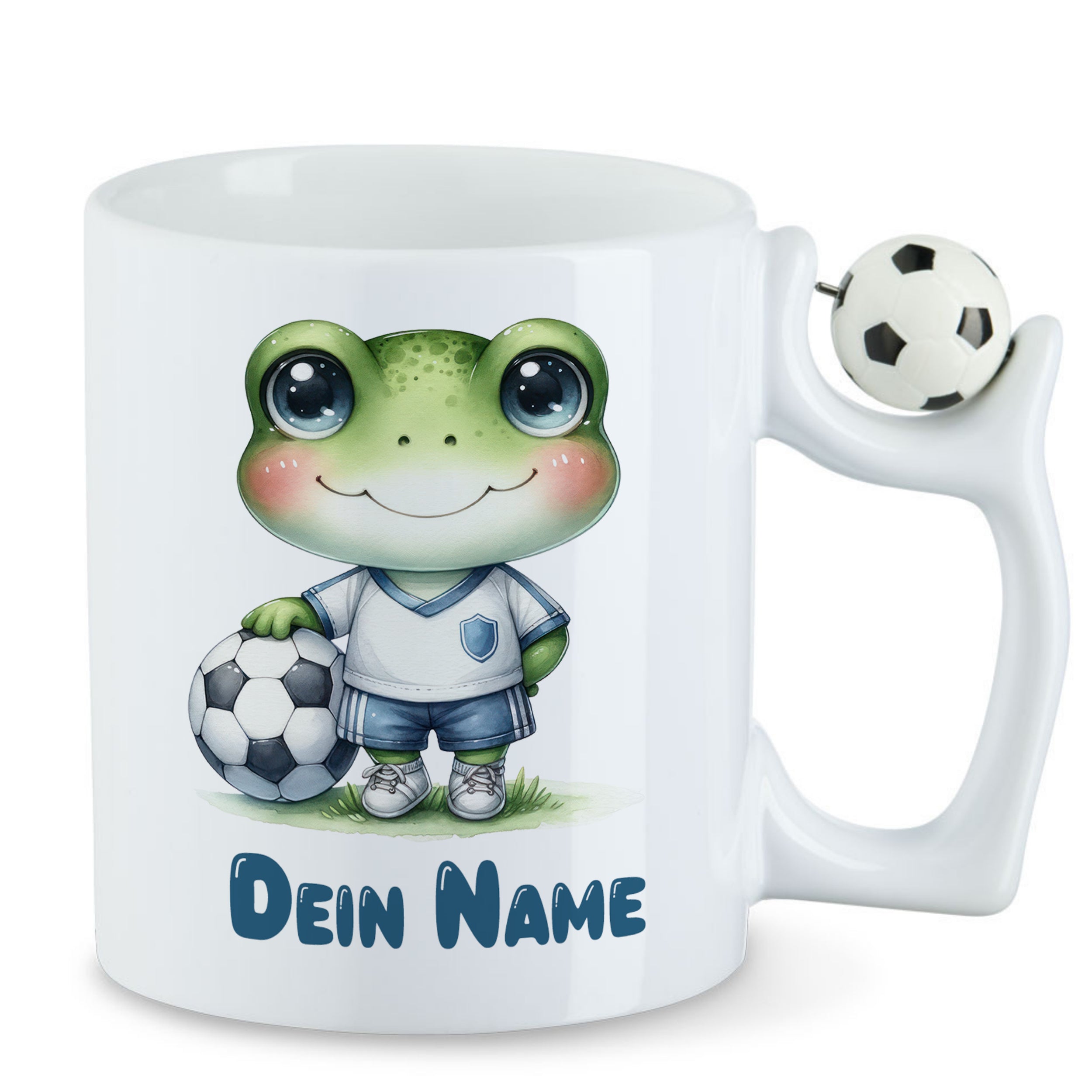 Tasse Fussballer Frosch
