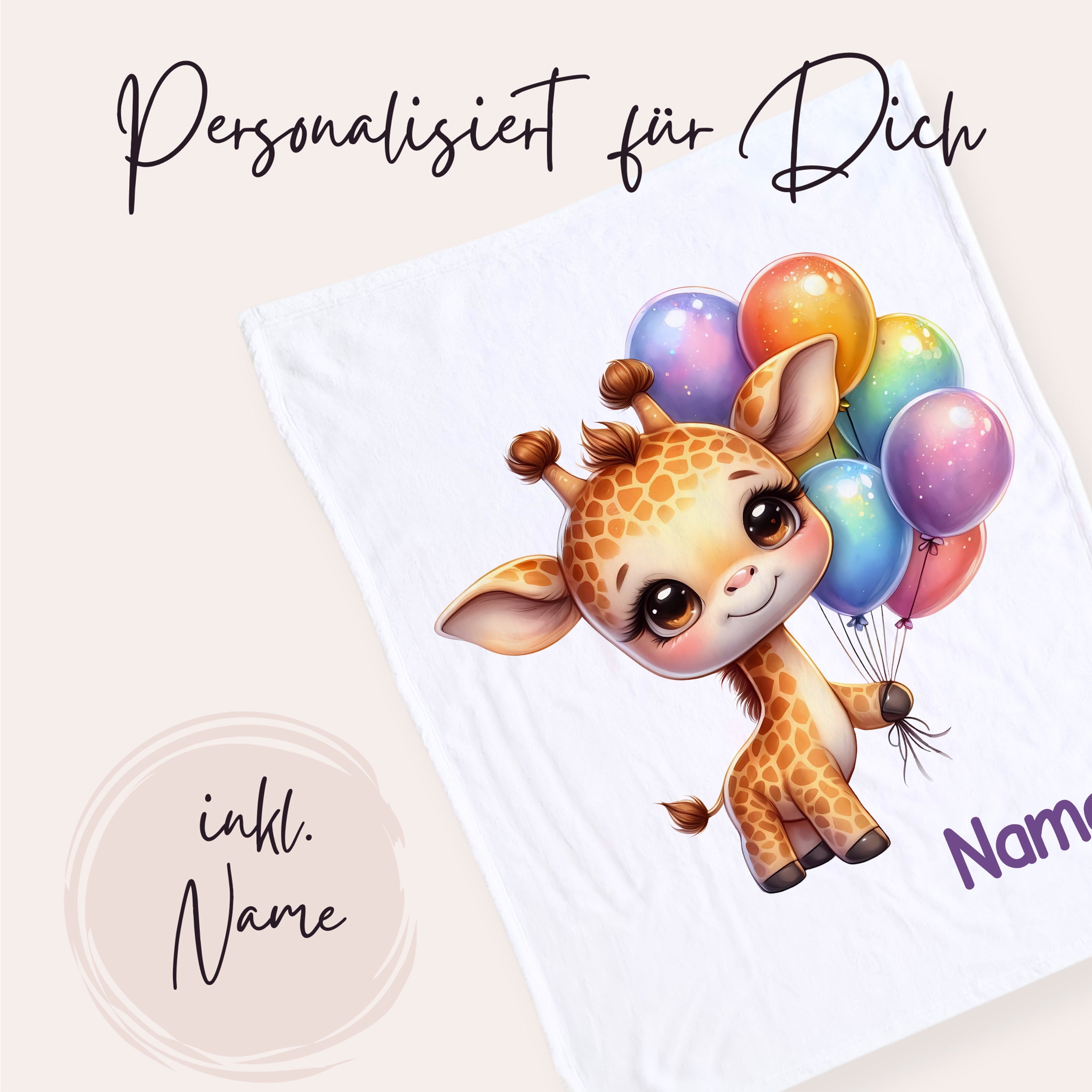 Babydecke Giraffe
