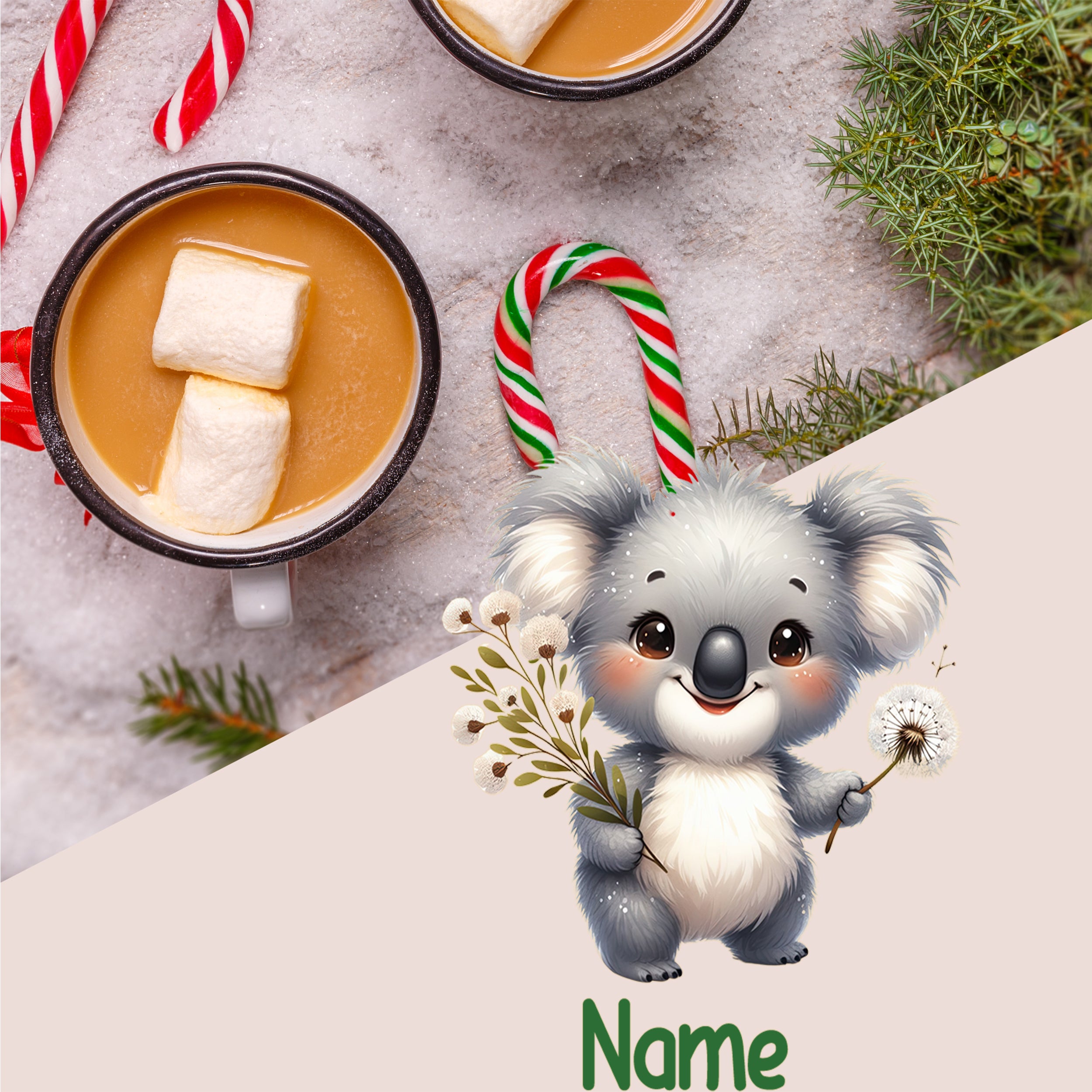 Emaillebecher Koala