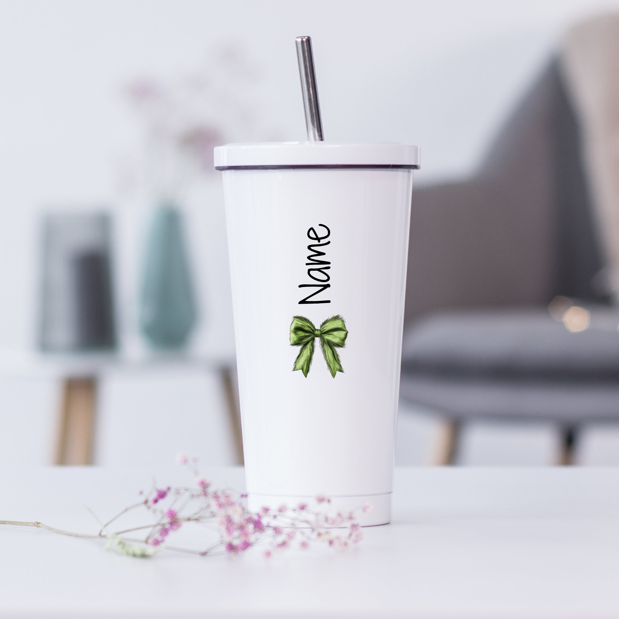 Trinkbecher mit Schleife