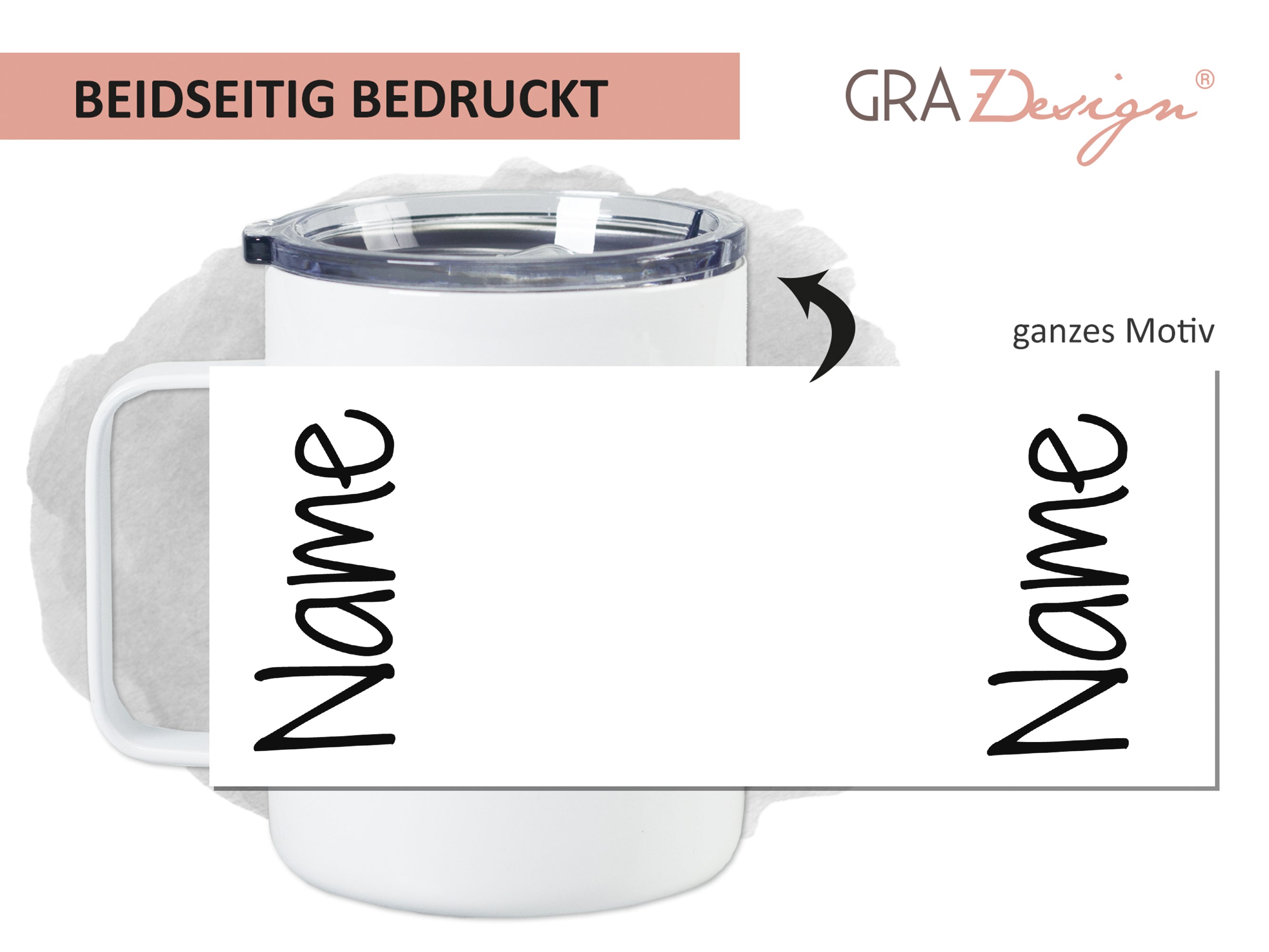 Wanderbecher mit deinem Namen