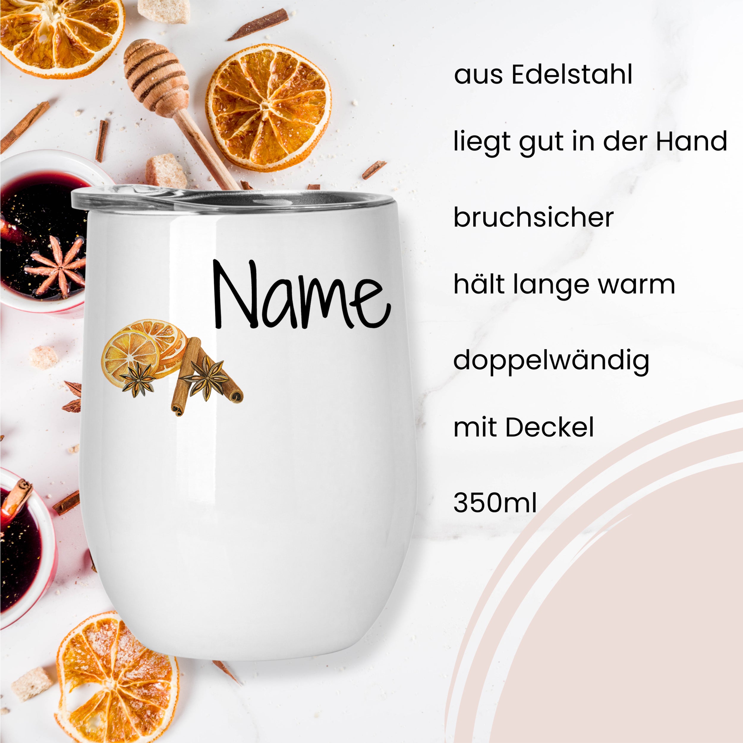 Weinbecher Set mit personalisierbarem Namen - Besondere Momente feiern