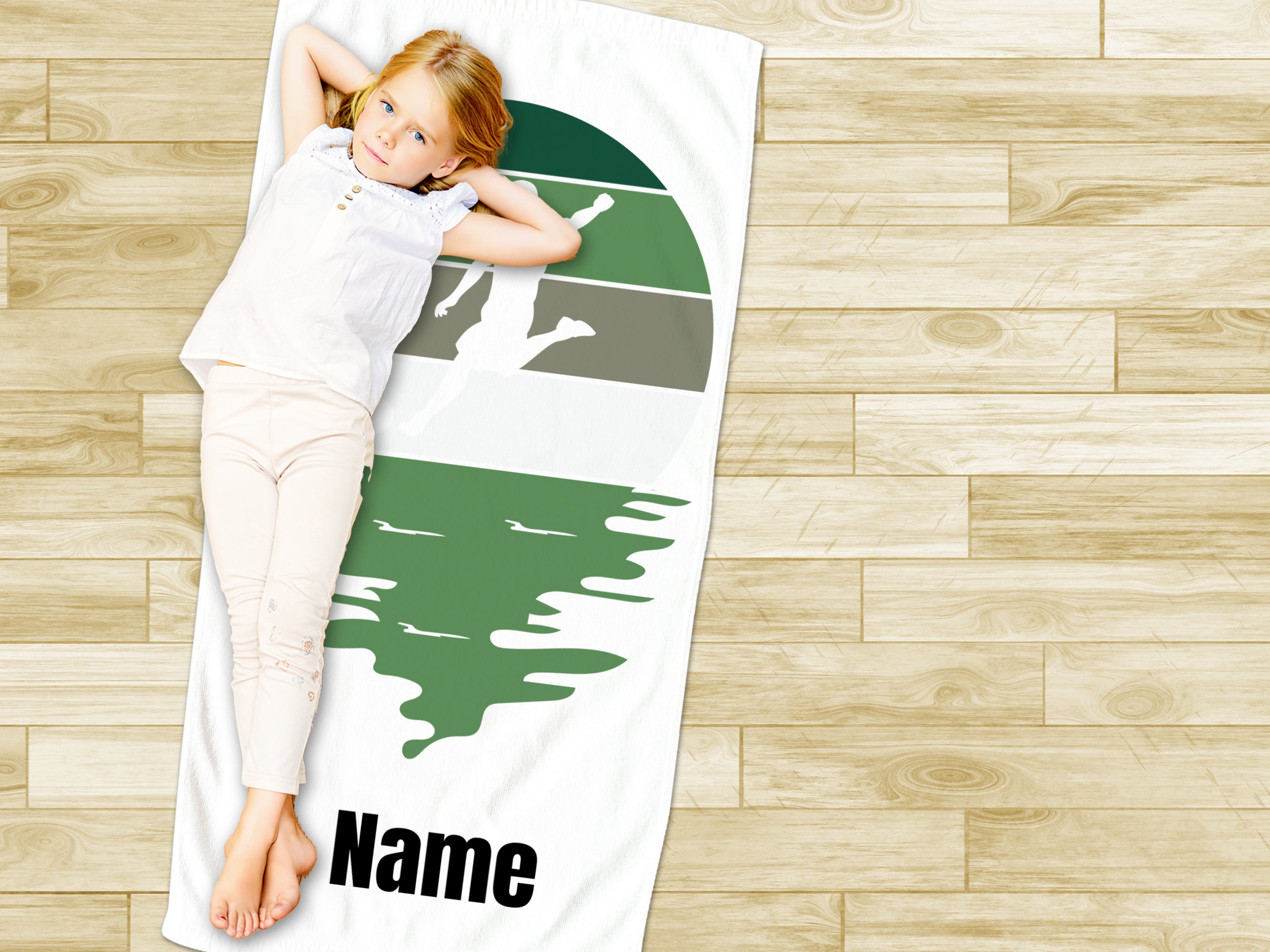 Badetuch Fußballspieler