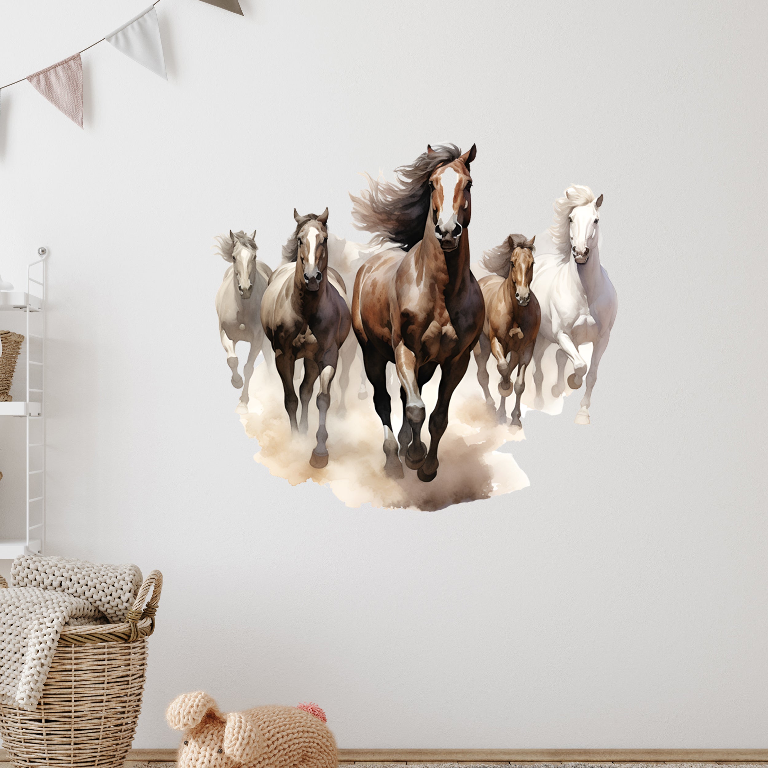 Wandtattoo Pferdeherde