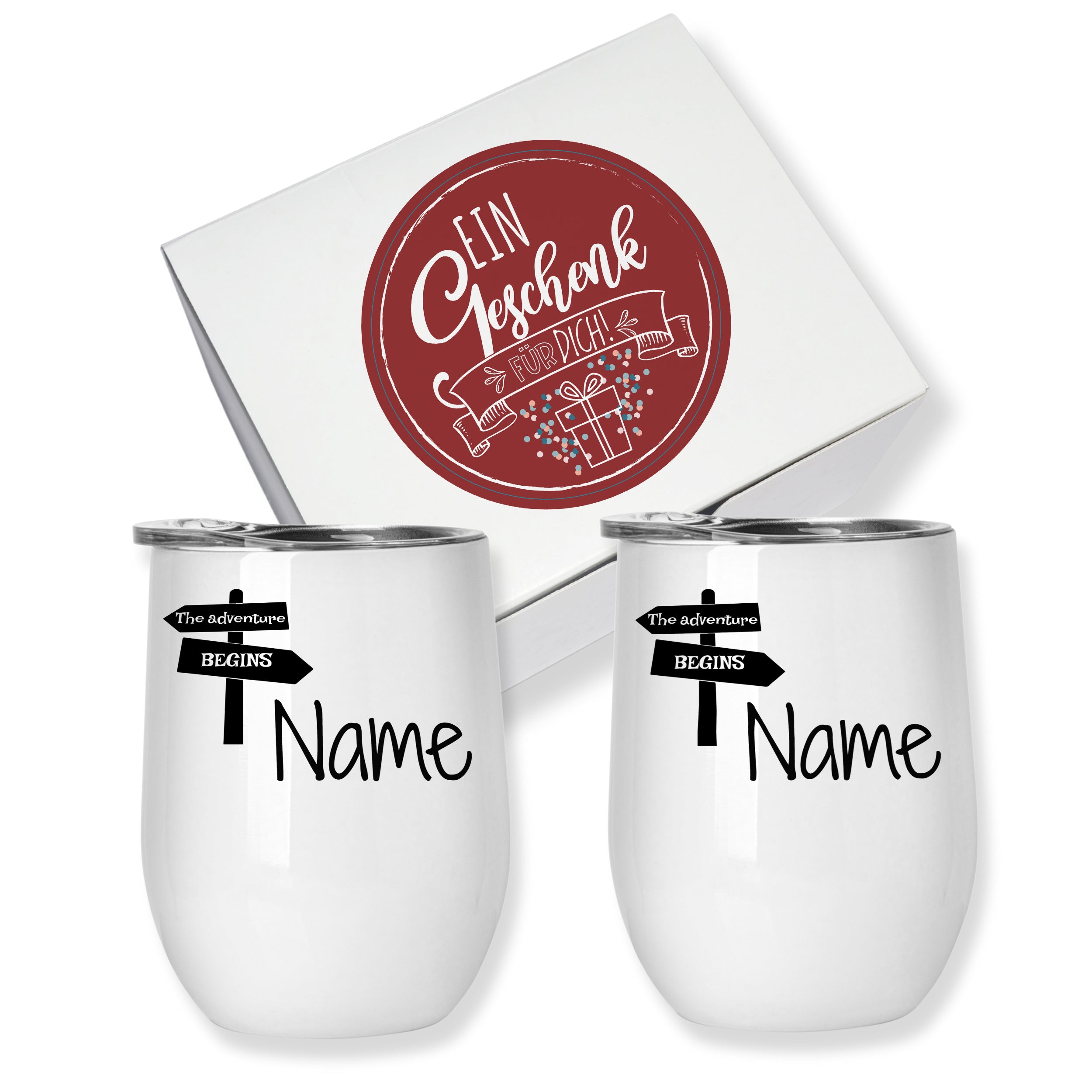 Weinbecher Set mit persönlicher Note