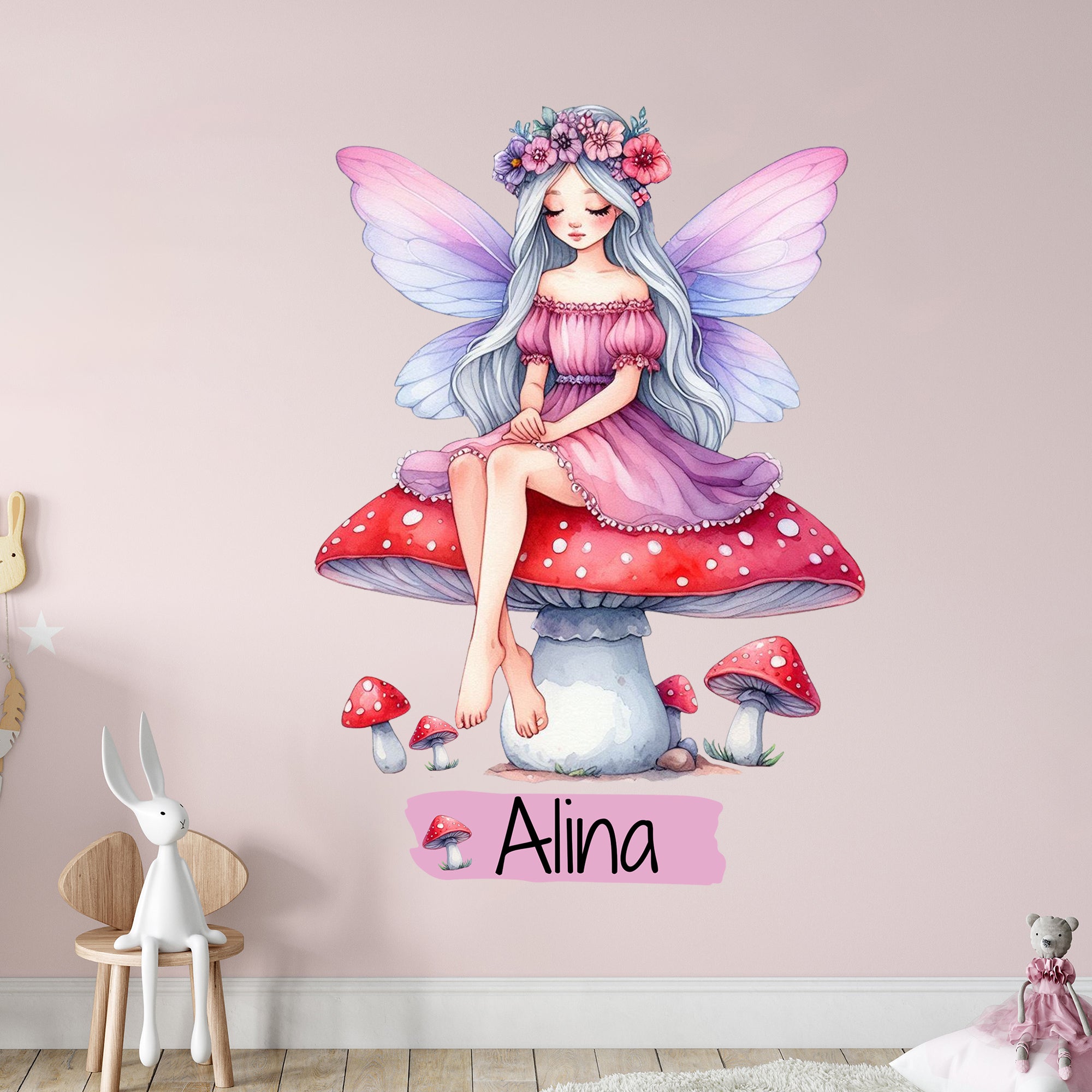 Wandtattoo Feen-Motiv