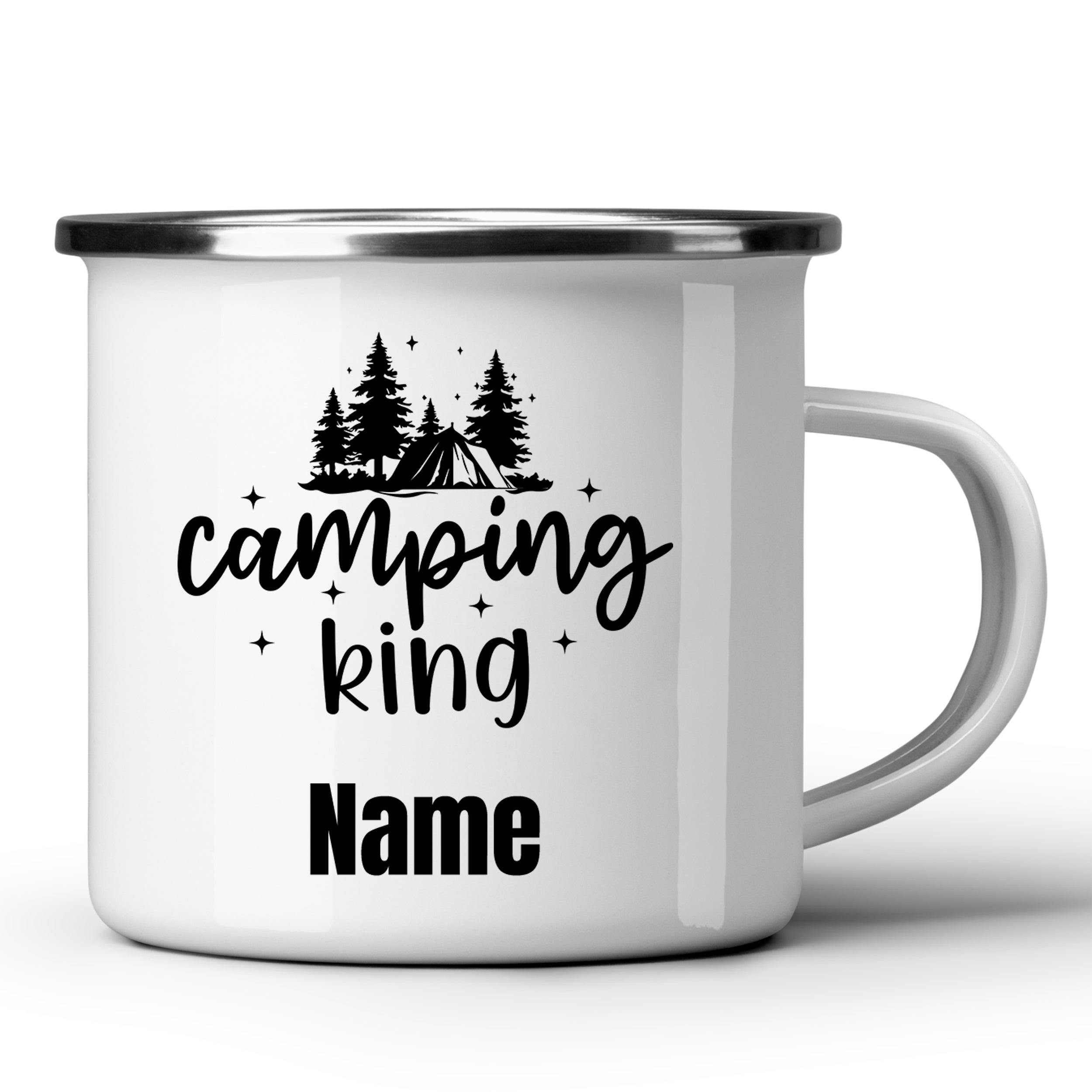 Emaille Becher Camping King
