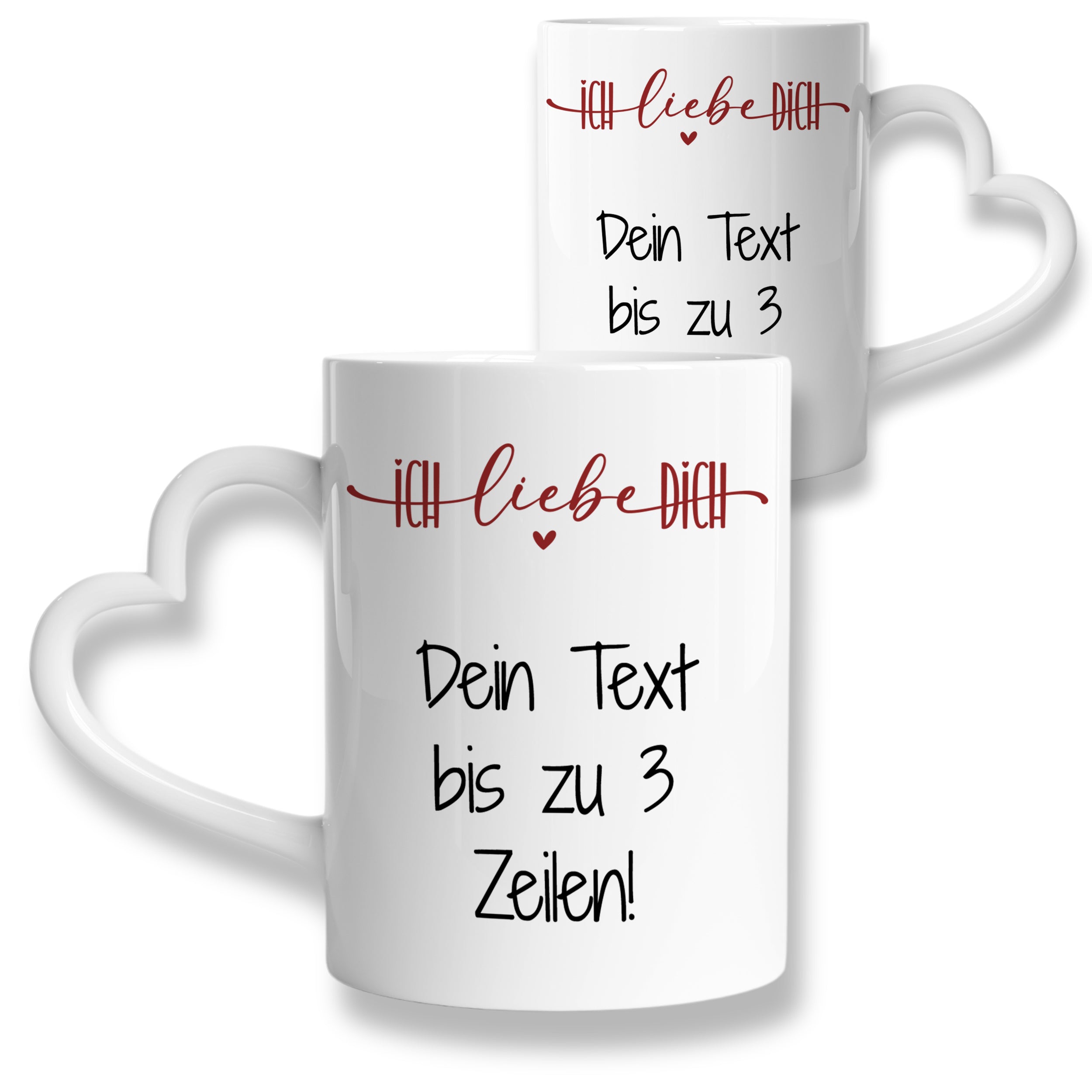 Tassen Set 'Ich liebe Dich' - Für besondere Momente