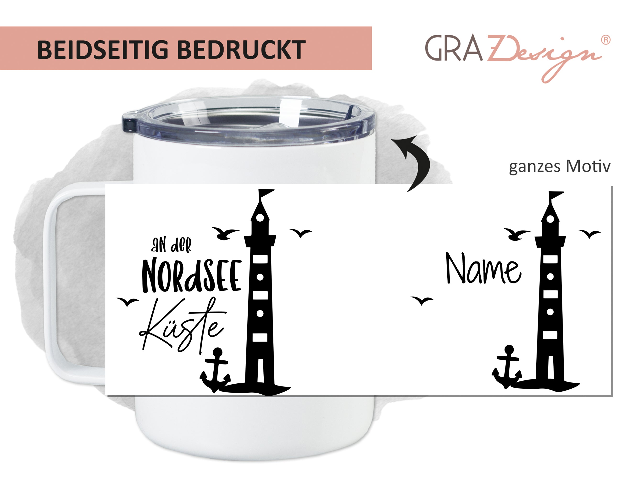 Wanderbecher Nordsee Küste - Dein Begleiter für Abenteuer