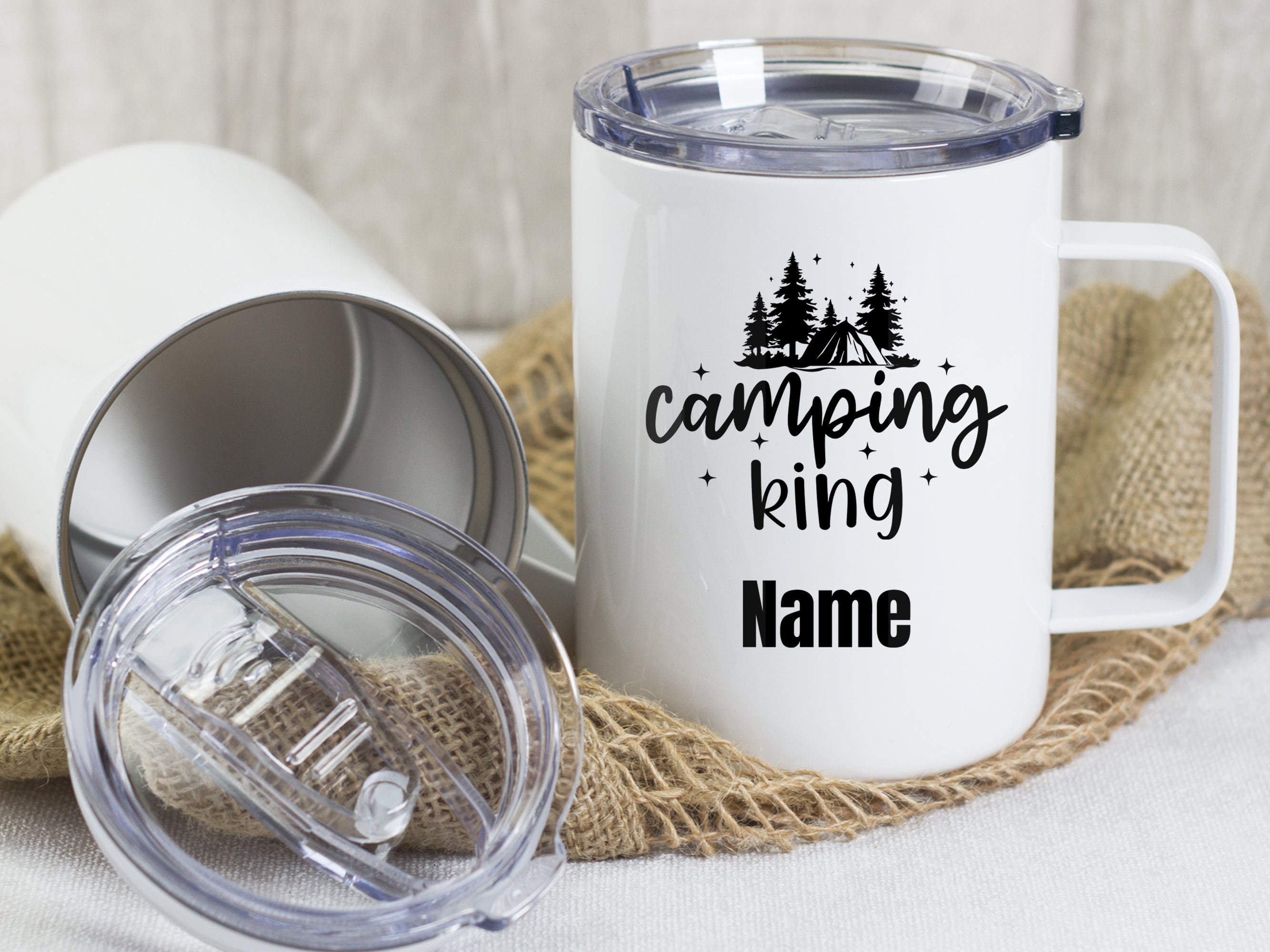 Wanderbecher Camping King - Dein Abenteuer wartet