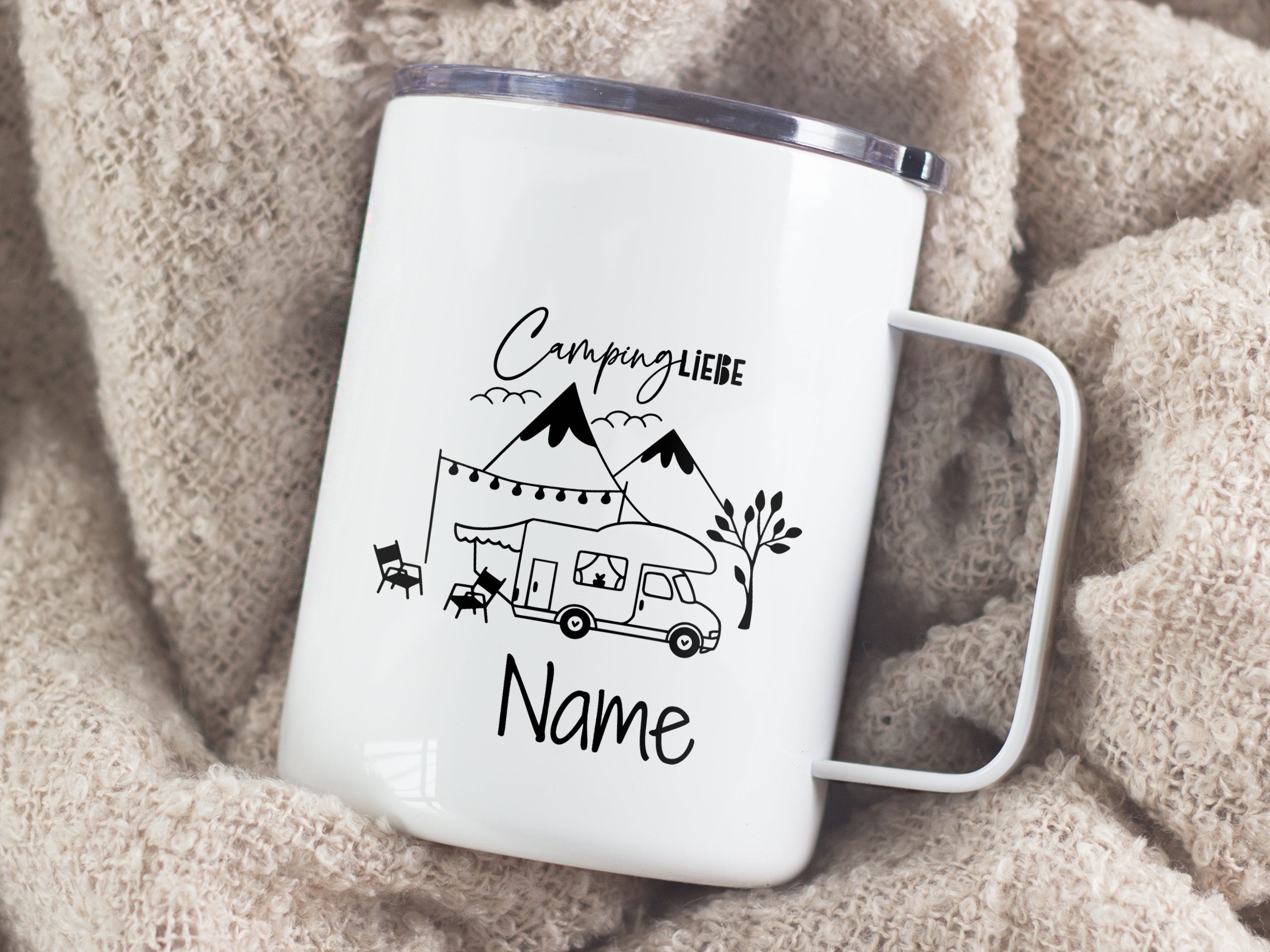 Wanderbecher Campingliebe - Für unvergessliche Abenteuer
