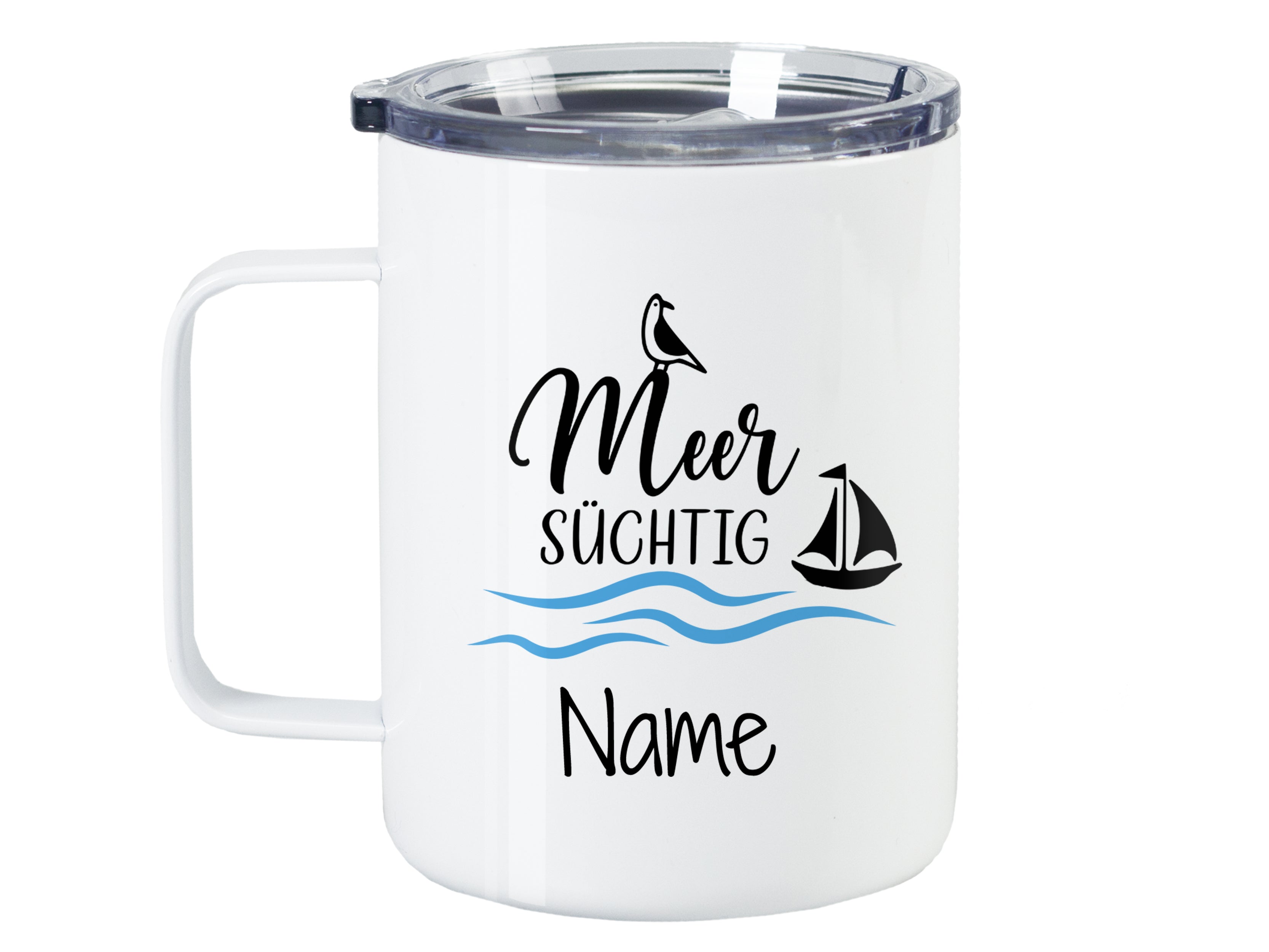 Wanderbecher Meer Süchtig - Für unvergessliche Abenteuer
