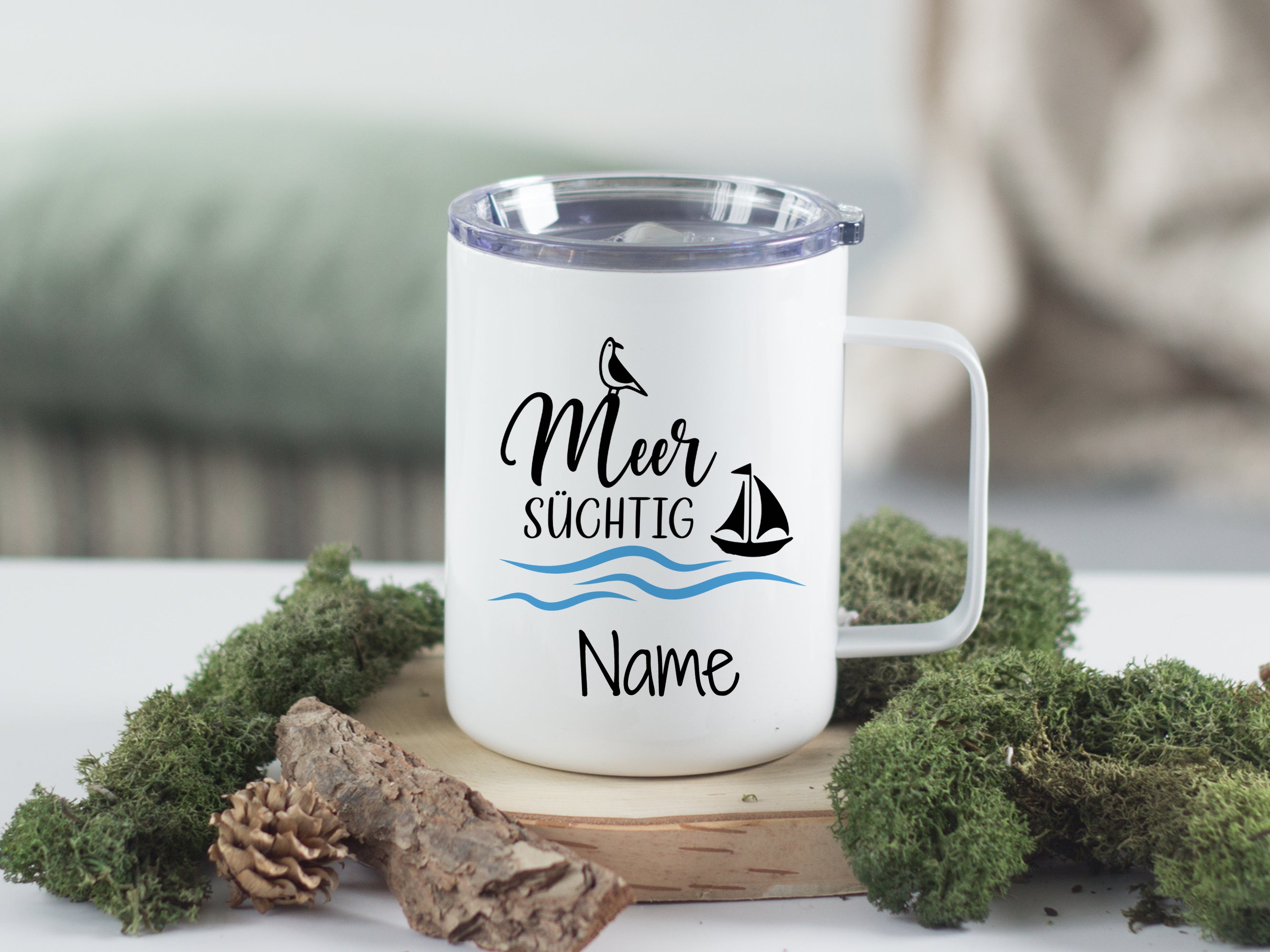 Wanderbecher Meer Süchtig - Für unvergessliche Abenteuer