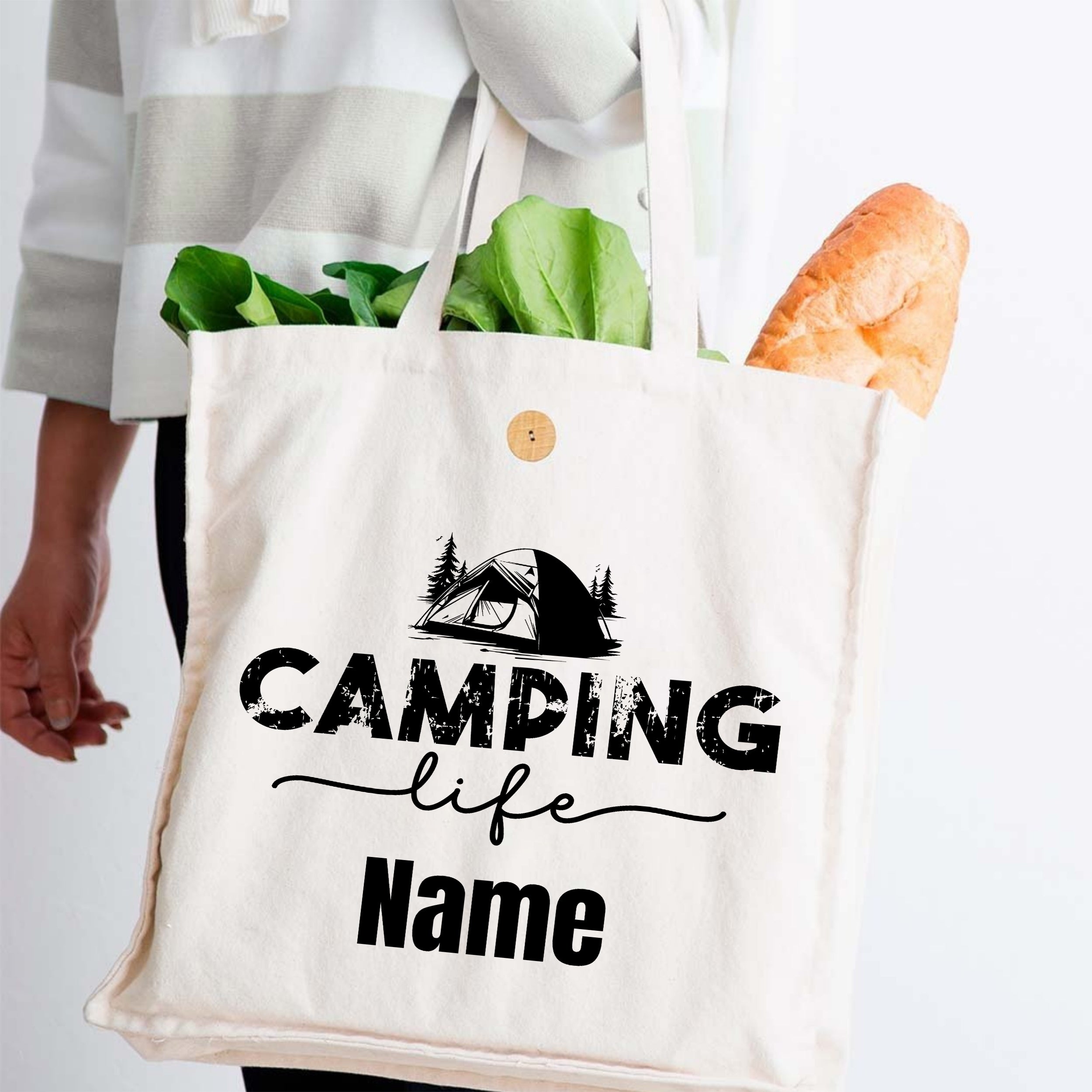 Camping Tasche mit persönlichem Namen