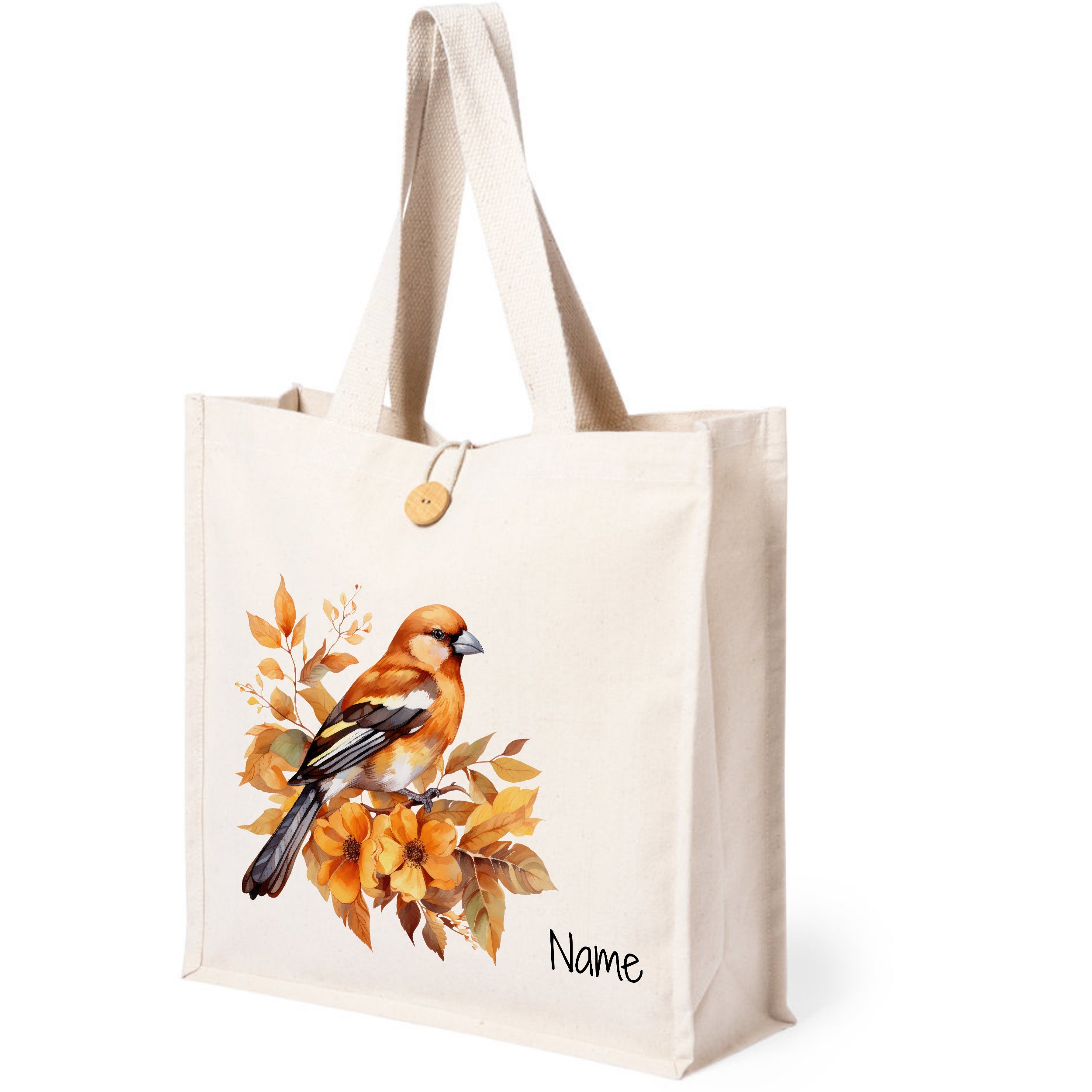 Tasche mit Rotkehlchen