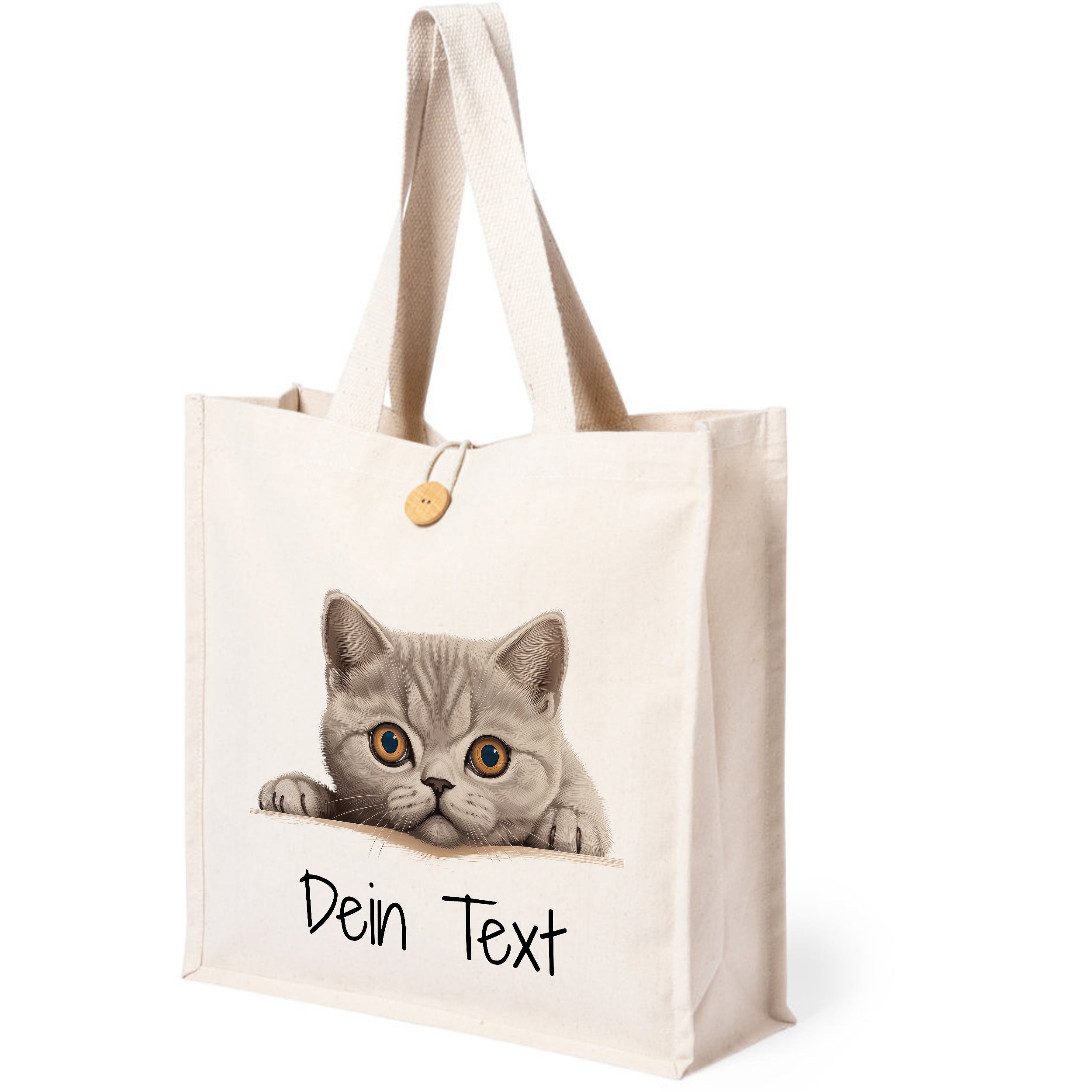 Tasche mit süßem Katzenmotiv
