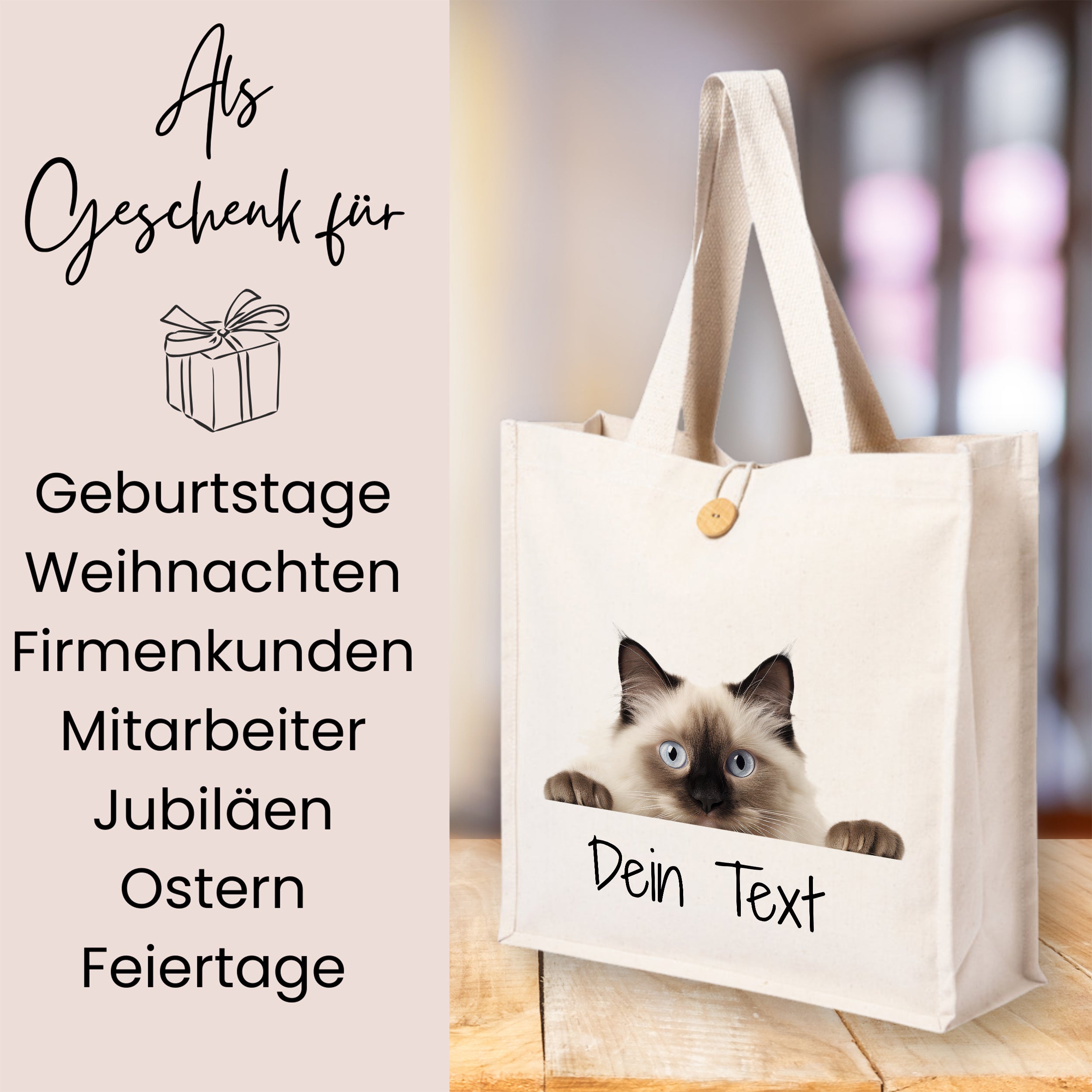 Tasche mit Katze