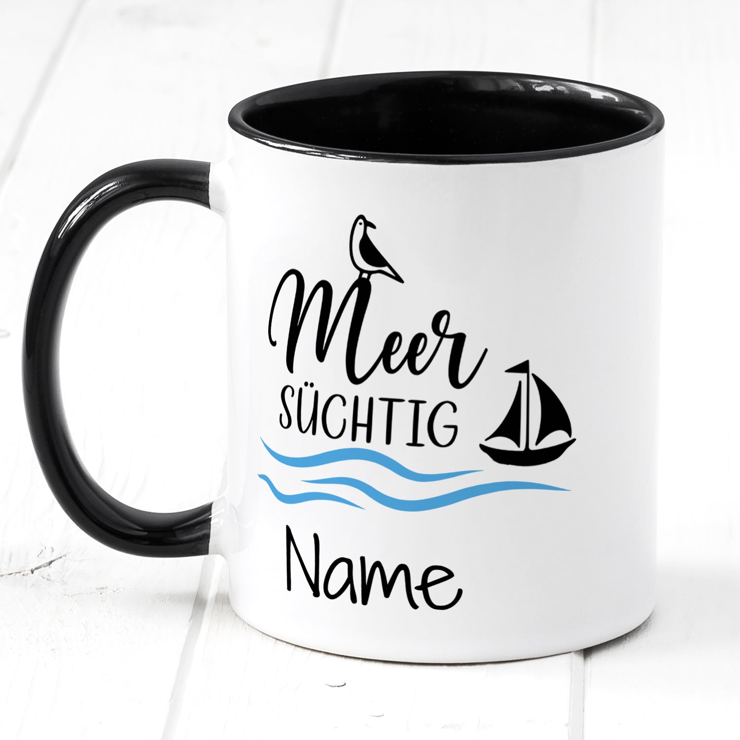 Tasse Meer süchtig