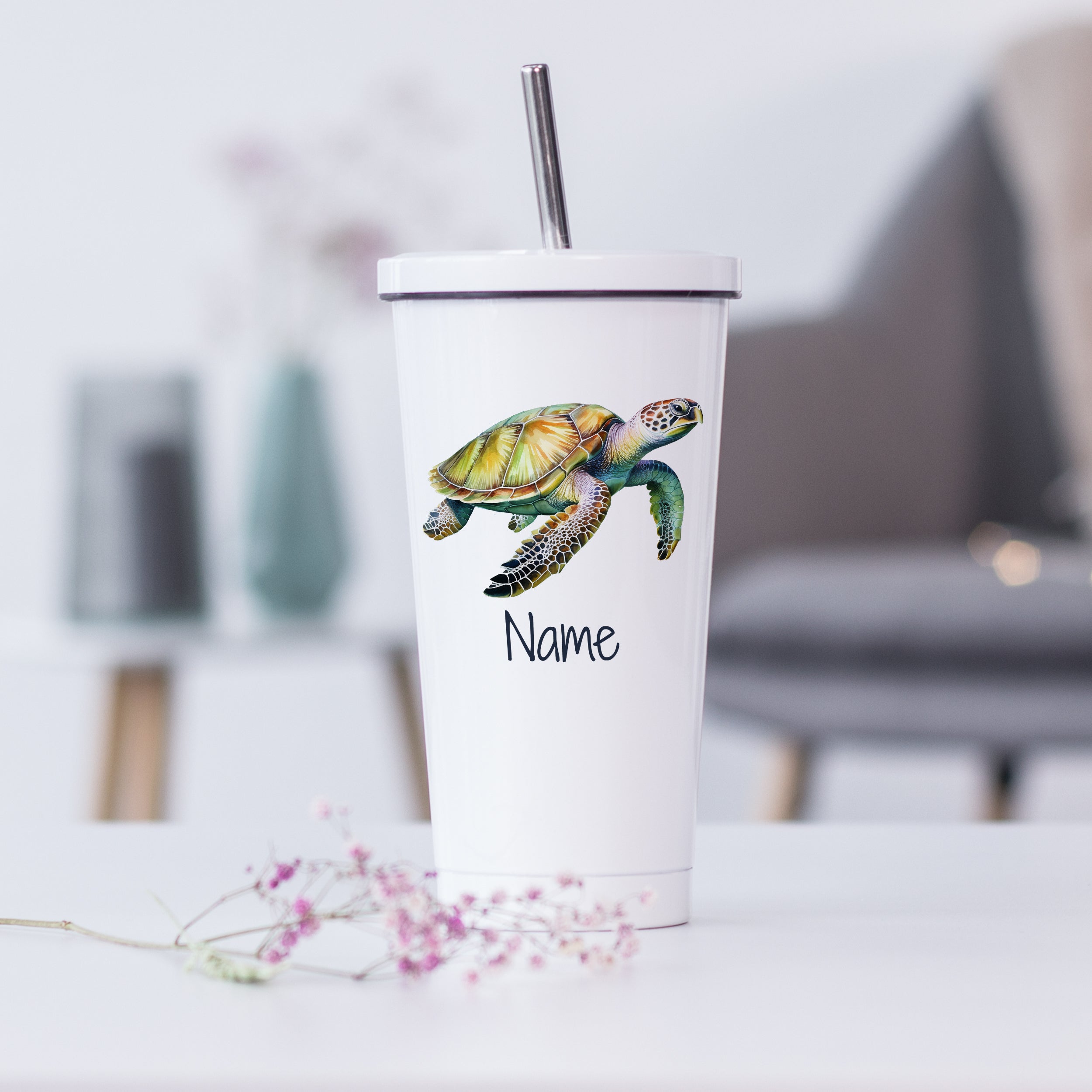 Trinkbecher mit Schildkröte