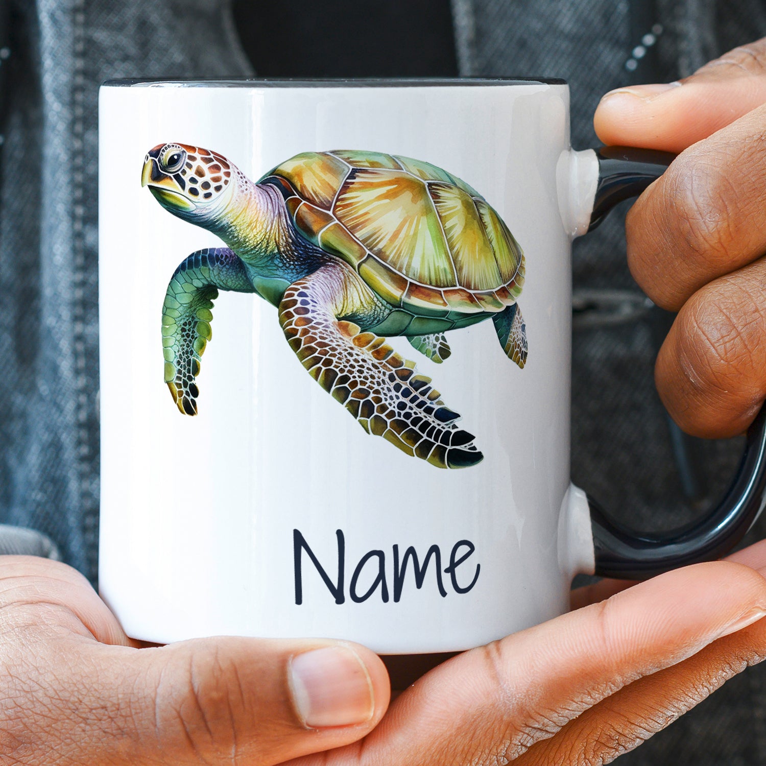 Tasse Meeresschildkröte