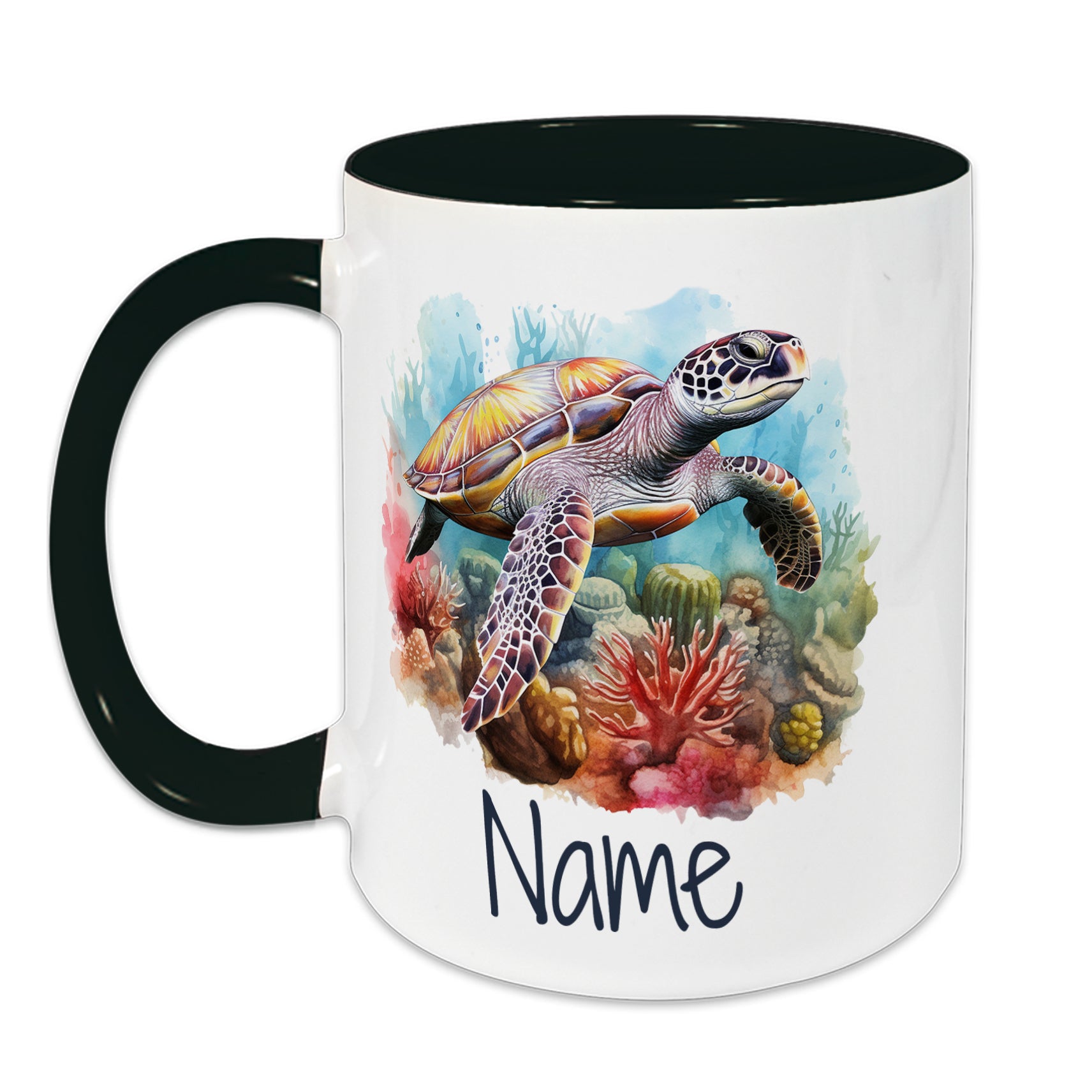 Tasse Meeresschildkröte