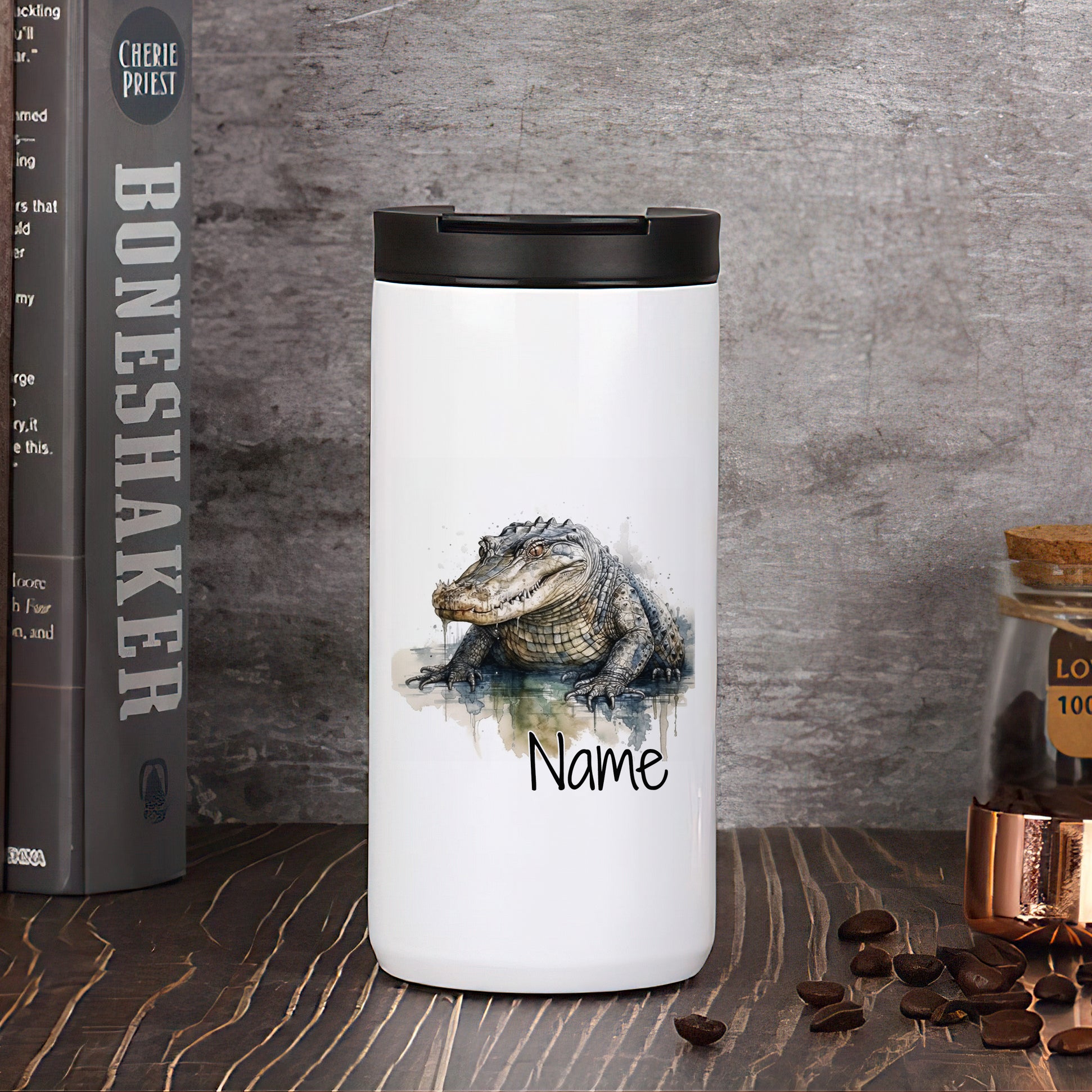 Kaffeebecher Alligator