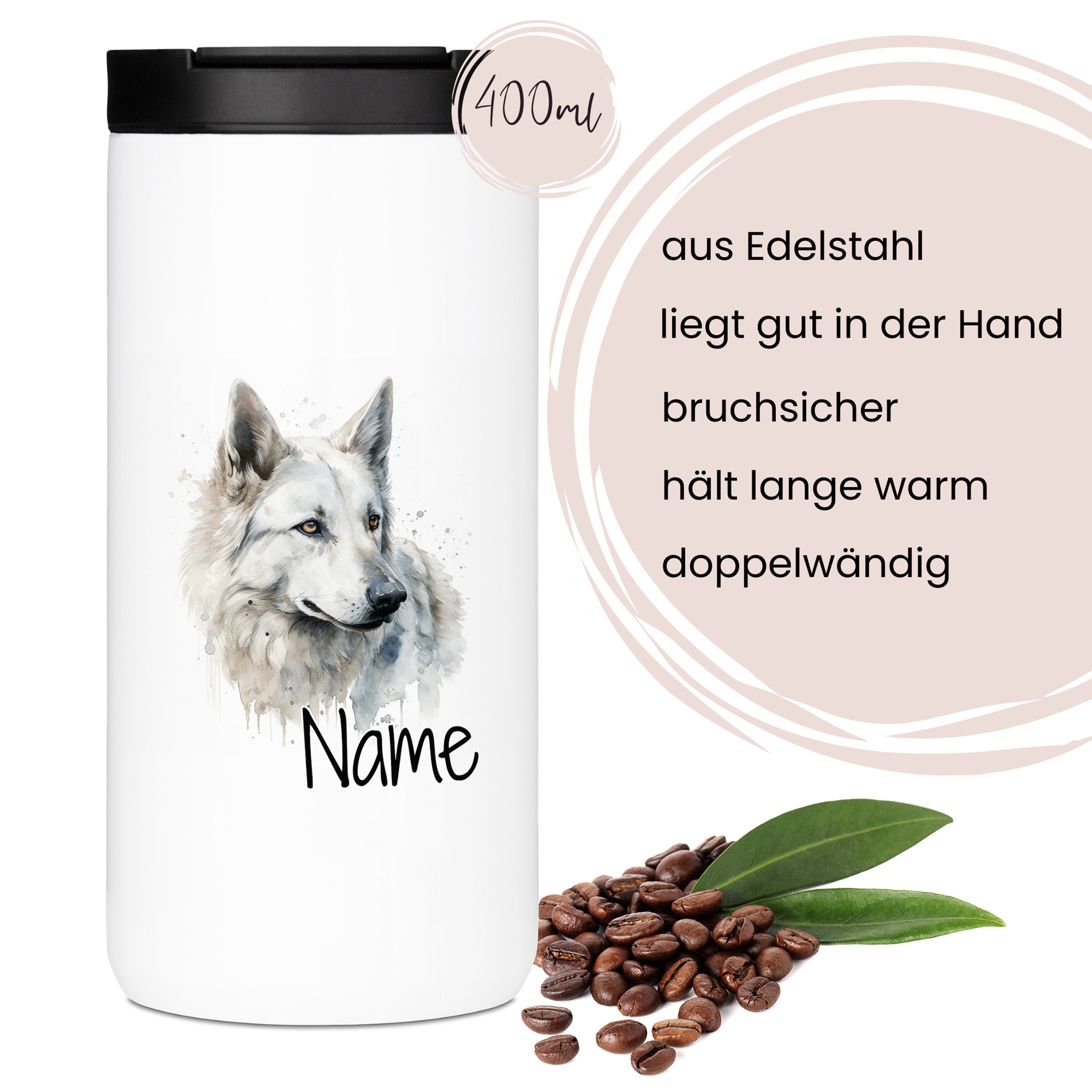 Kaffeebecher Wolf