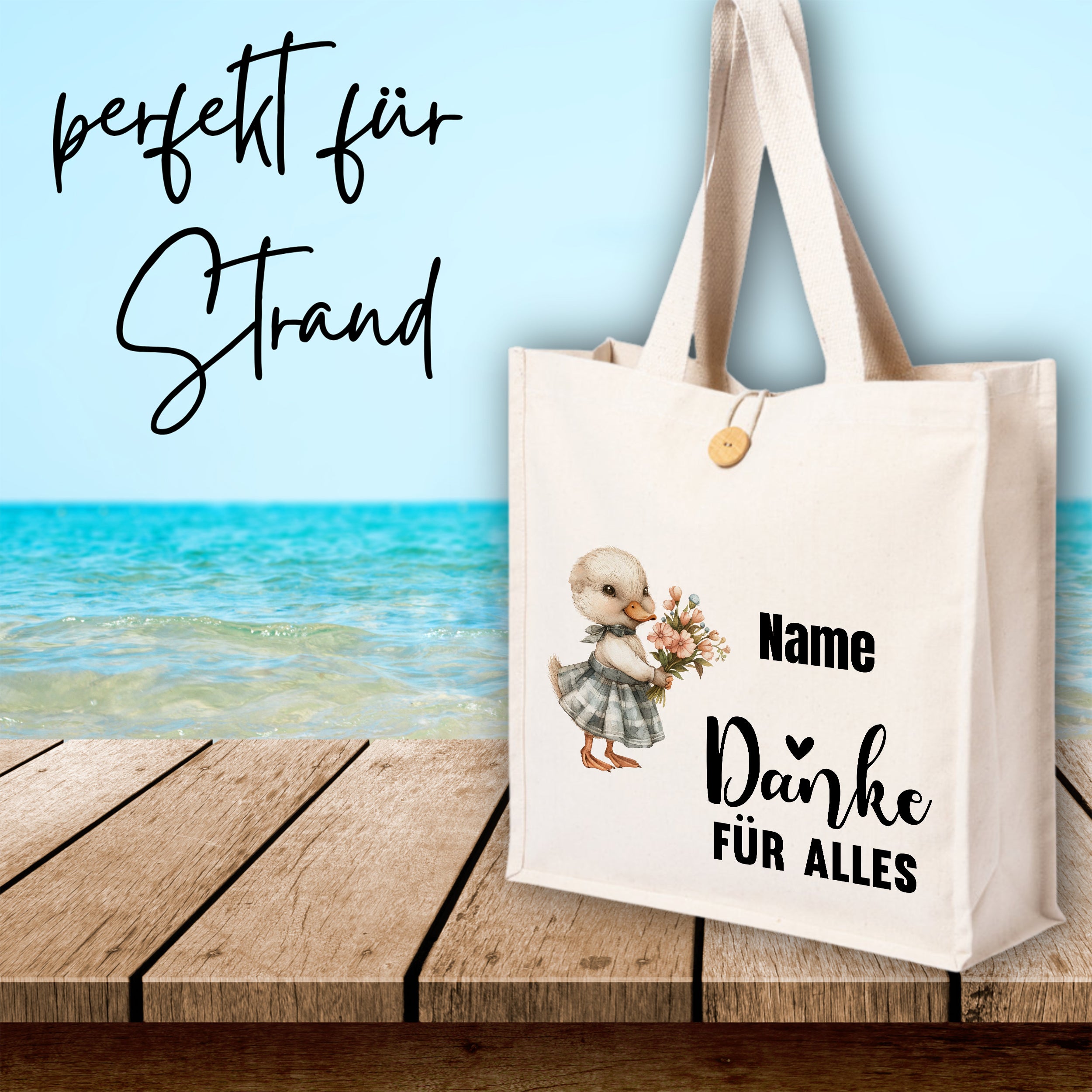 Tasche mit Entenküken - Ein Dankeschön für alle Momente