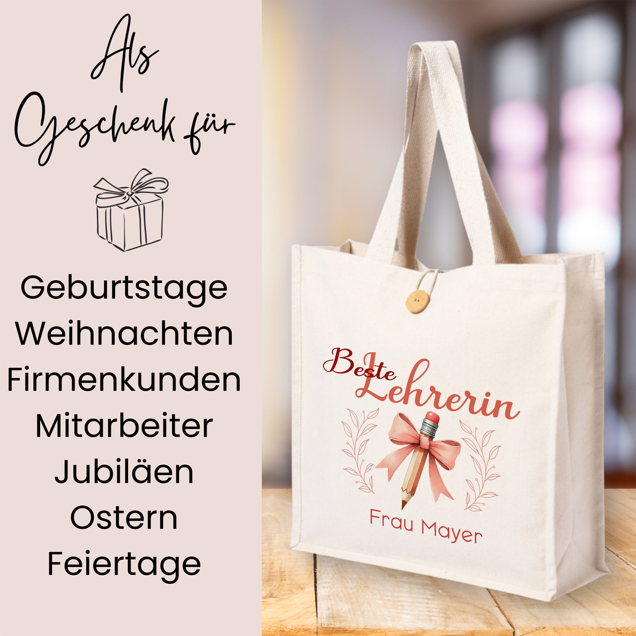 Beste Lehrerin Tasche