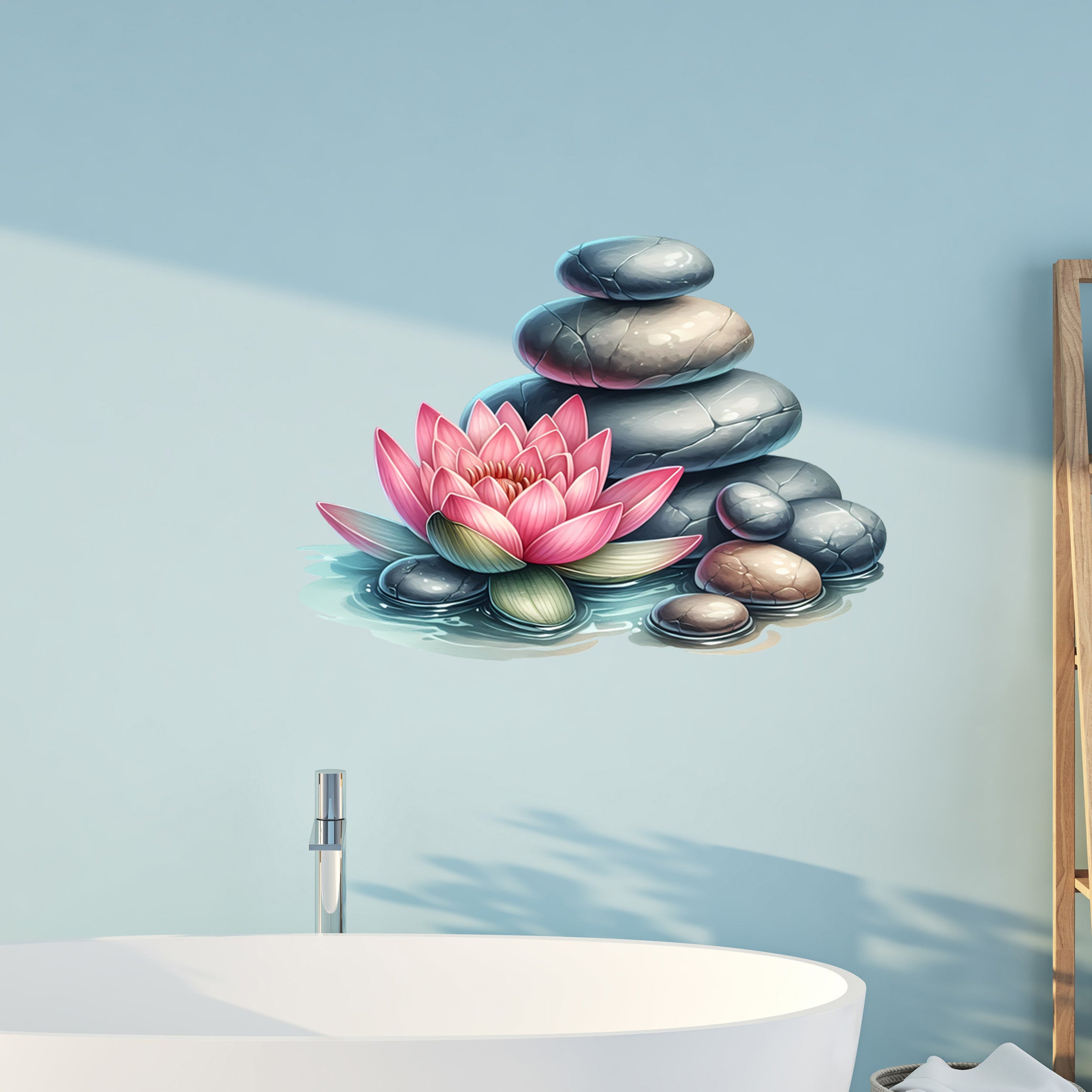 Wandtattoo Lotusblüte