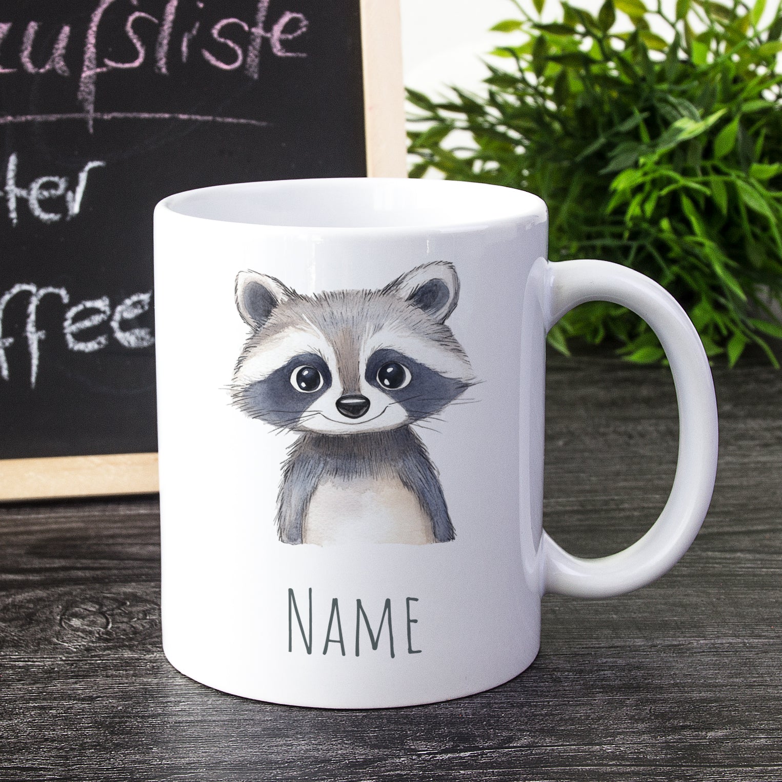 Tasse Waschbär