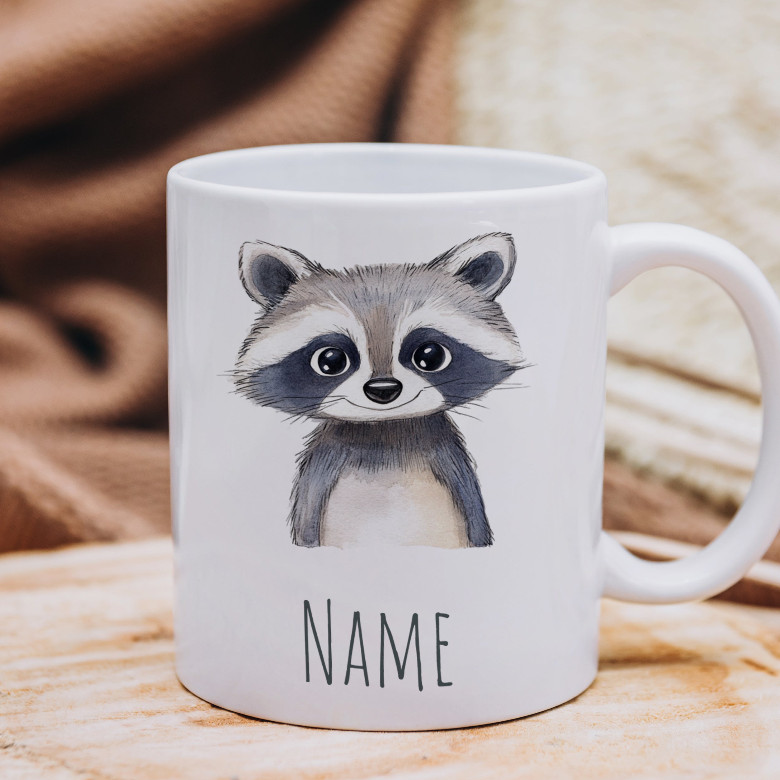 Tasse Waschbär