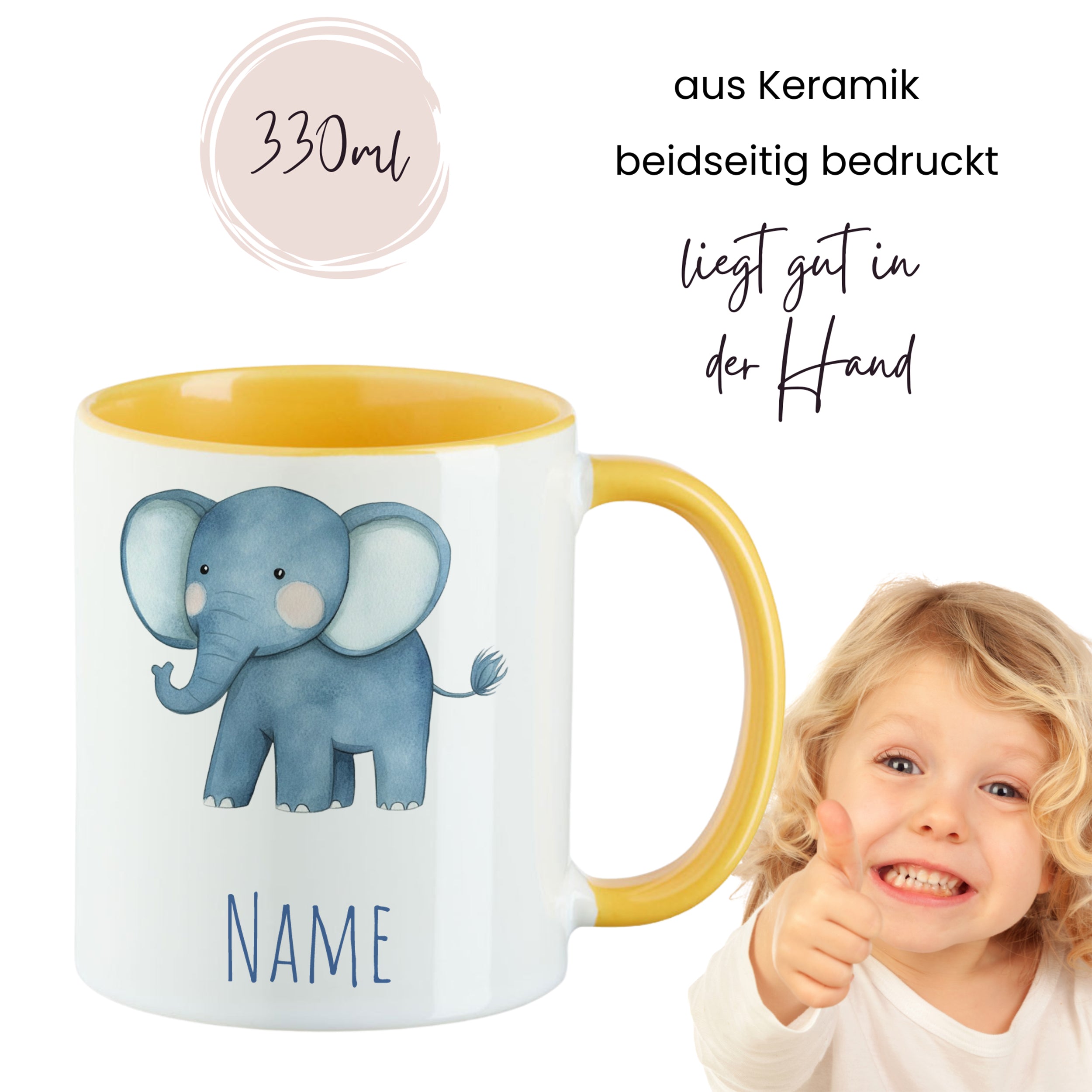 Tasse Elefant